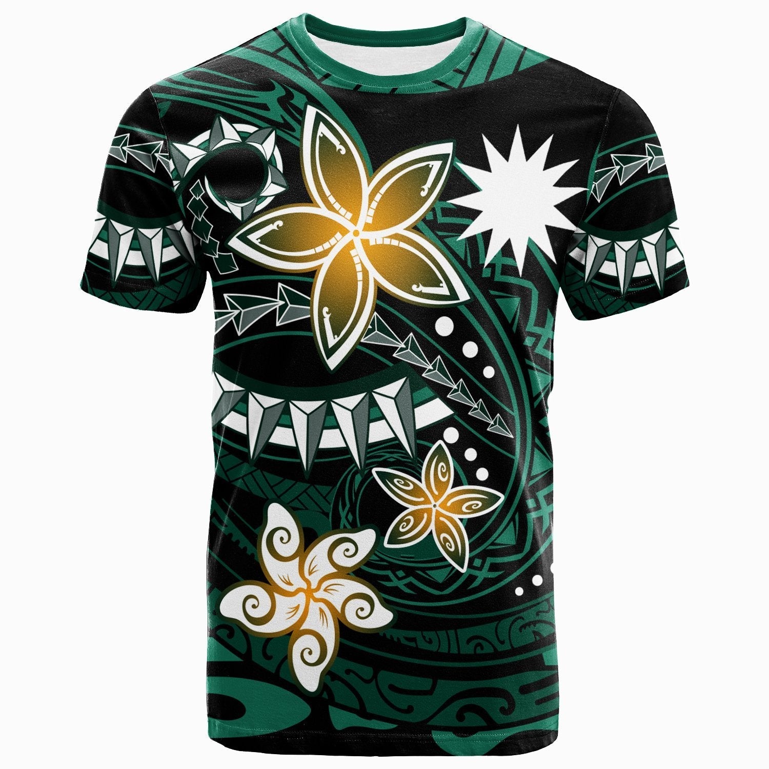 Nauru T shirt - Spring Style Black Color - Vibe Hoodie Shop