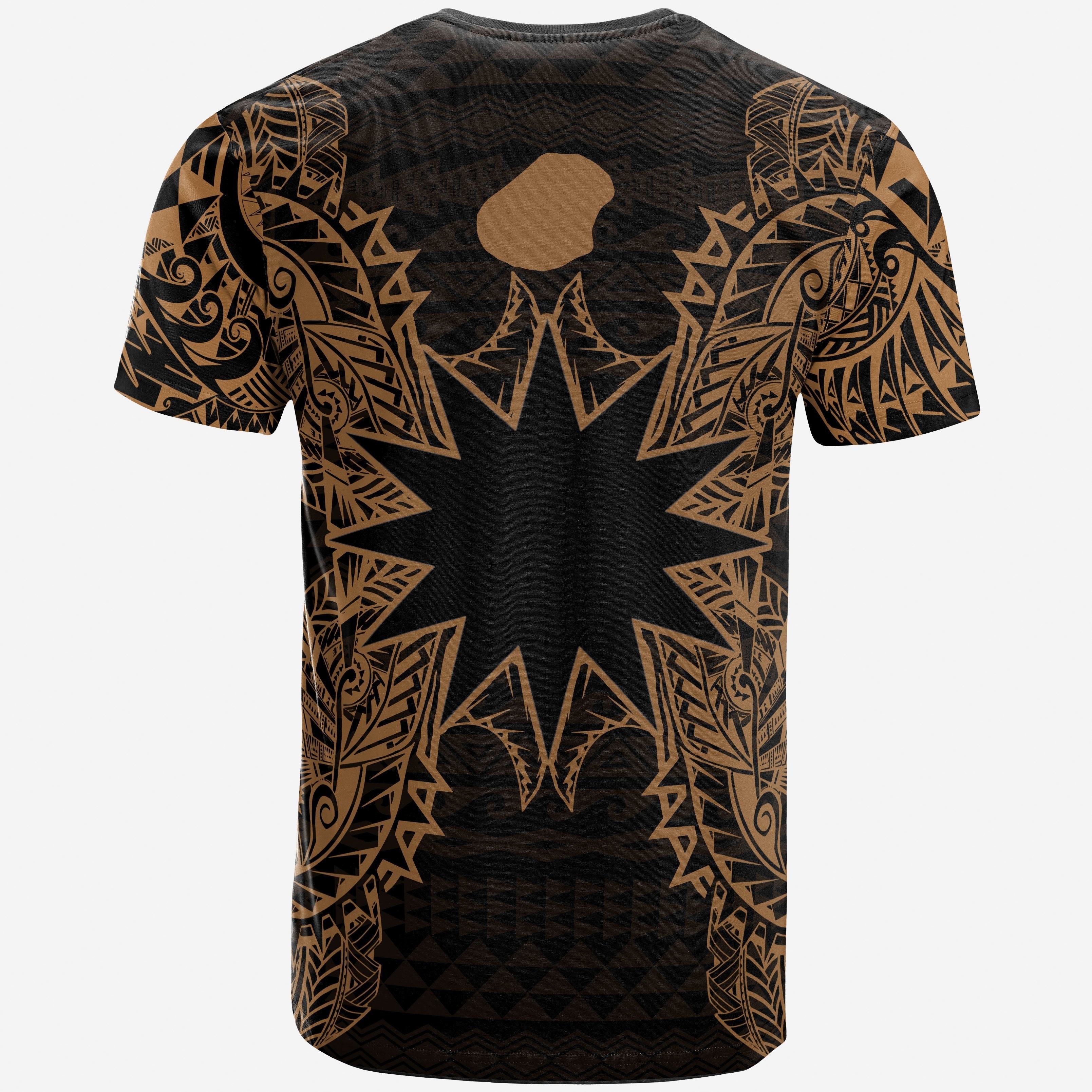 Vibe Hoodie Nauru All T shirt - Nauru FLag Map Polynesian Tattoo Red - Vibe Hoodie Shop