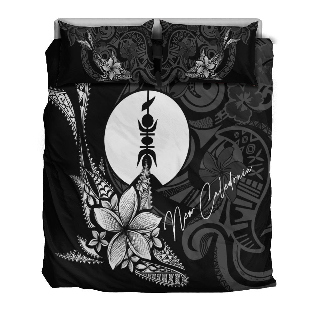 New Caledonia Bedding Set - Fish With Plumeria Flowers Style - Vibe Hoodie Shop