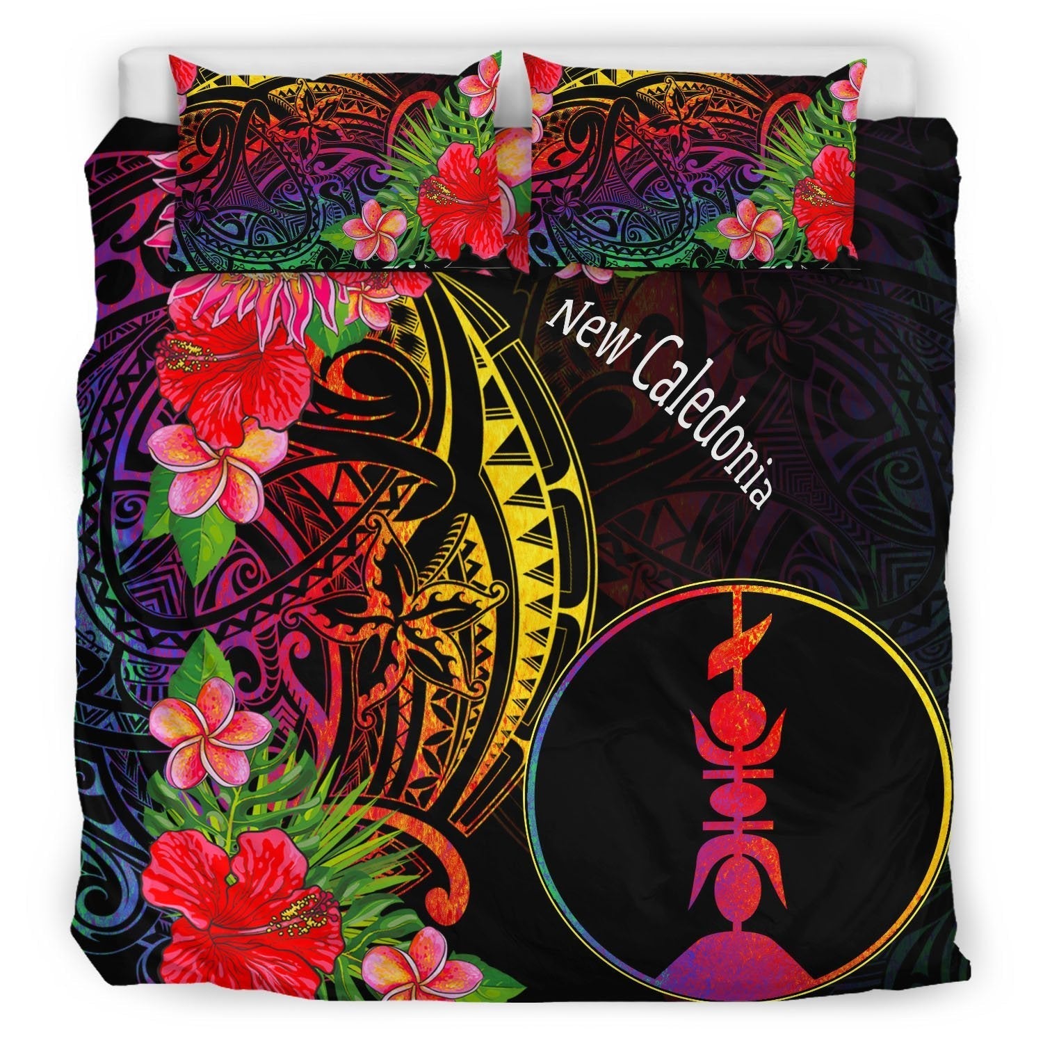 New Caledonia Bedding Set - Tropical Hippie Style - Vibe Hoodie Shop