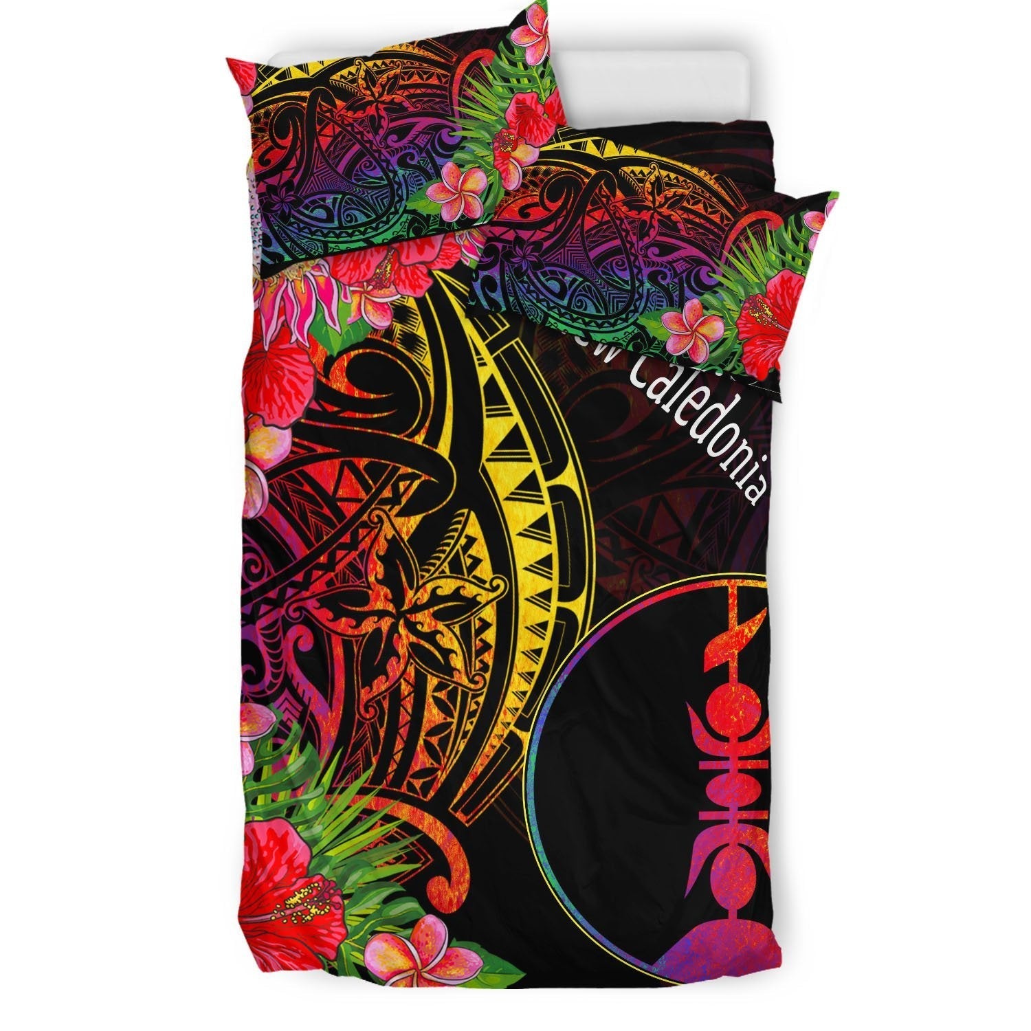 New Caledonia Bedding Set - Tropical Hippie Style - Vibe Hoodie Shop