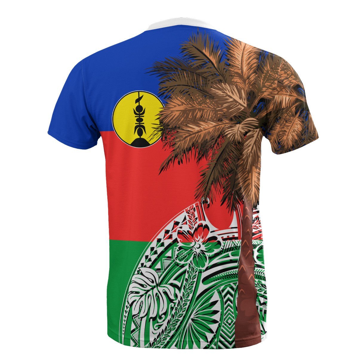 Vibe Hoodie New Caledonia All T shirt - Polynesian Palm Tree Flag - Vibe Hoodie Shop