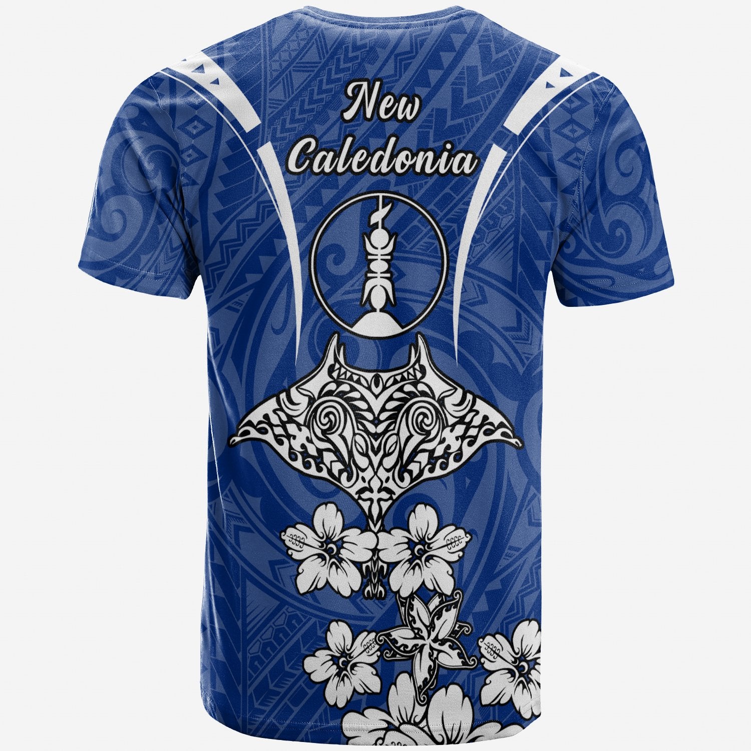 New Caledonia T shirt - Ray Hibiscus - Vibe Hoodie Shop