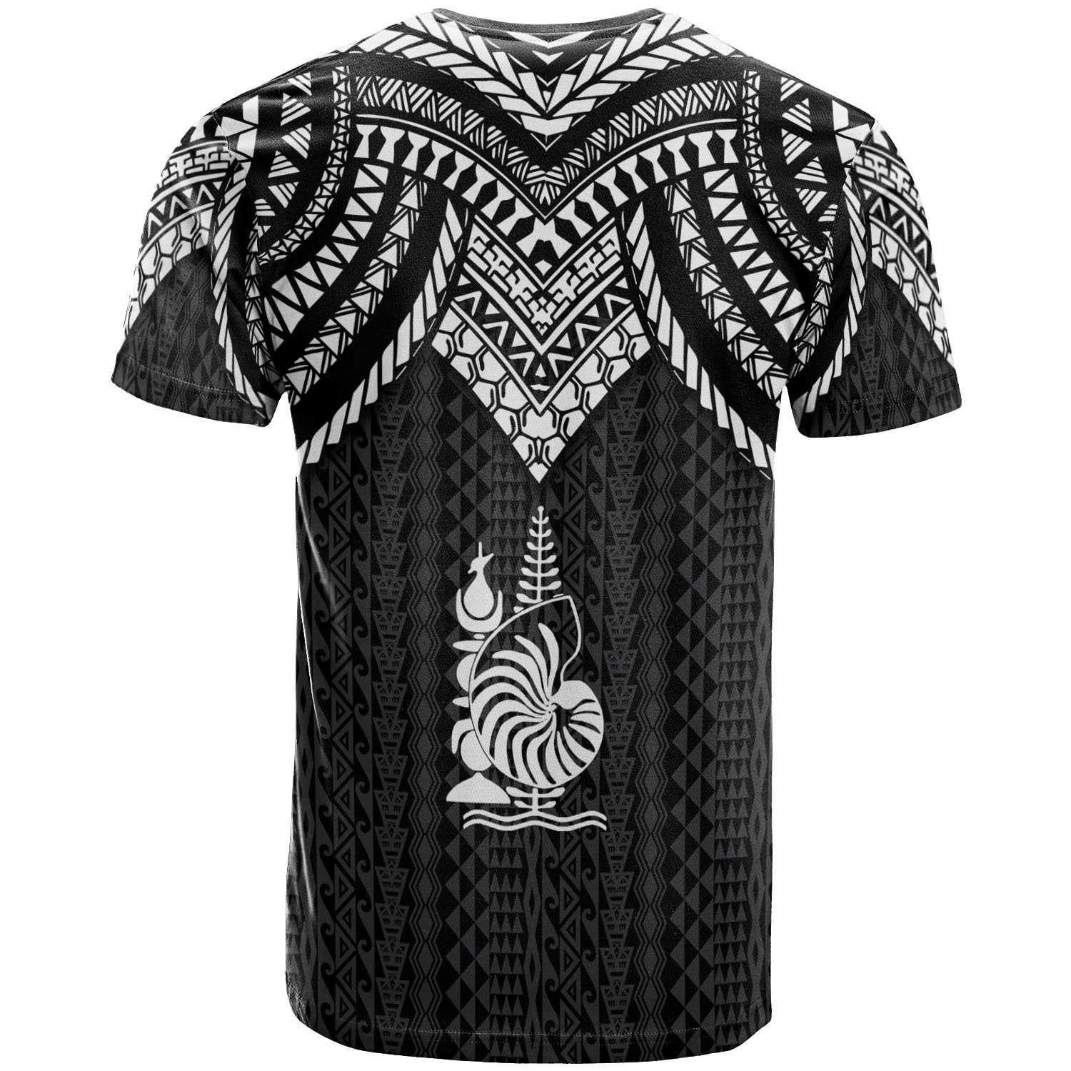 Vibe Hoodie New Caledonia T shirt - Polynesian Armor Style Black - Vibe Hoodie Shop