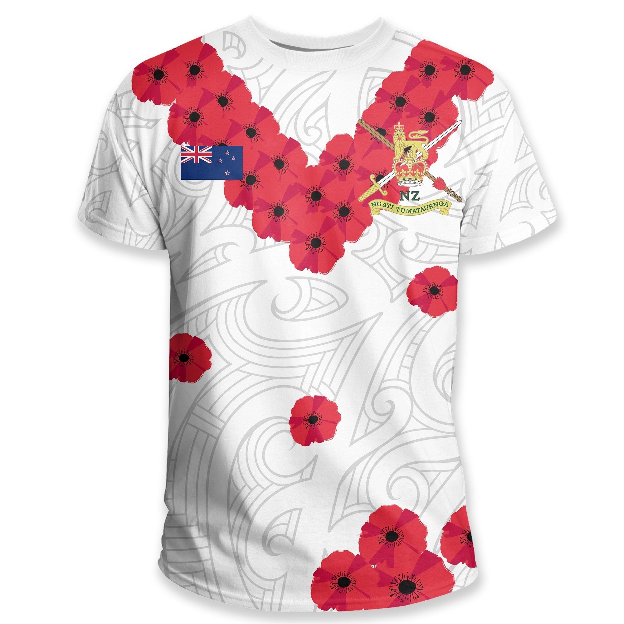 ANZAC T shirt, New Zealand Army Shirt - Vibe Hoodie Shop