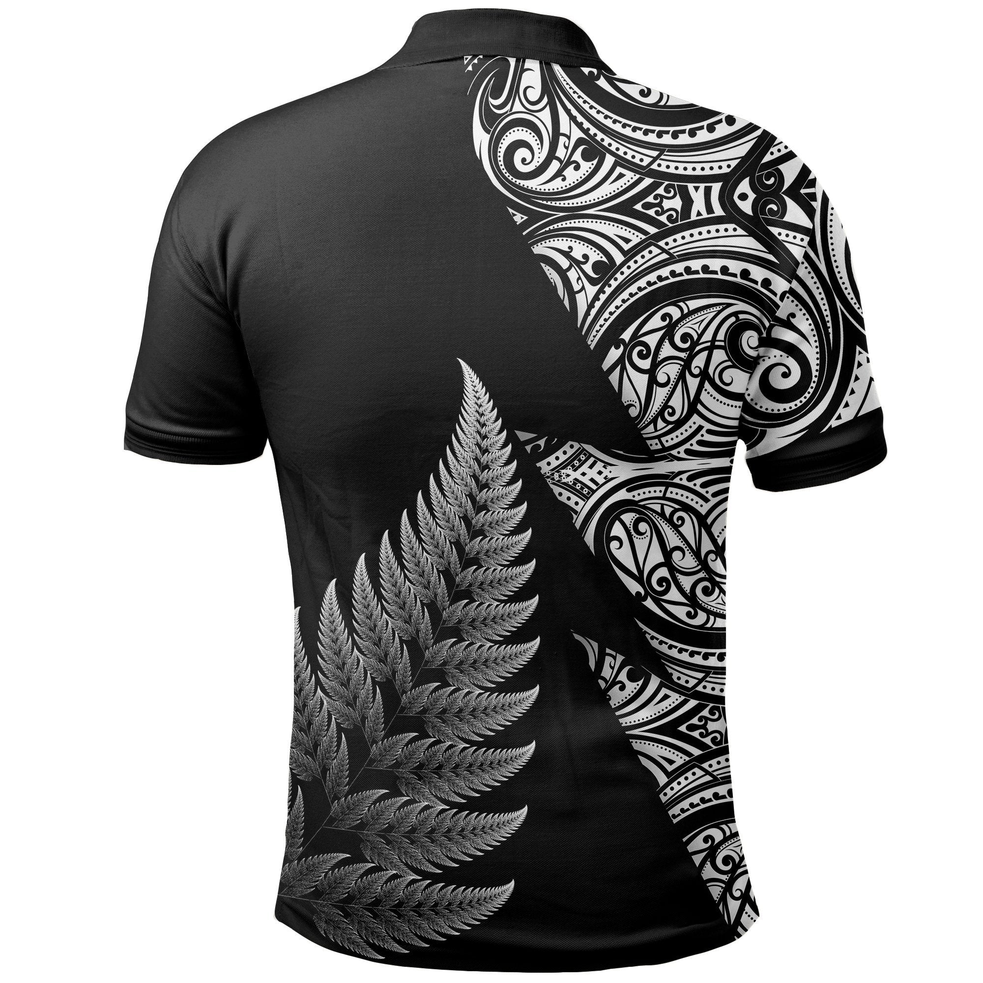 New Zealand Rugby Polo Shirt - Aotearoa Maori Style - Vibe Hoodie Shop