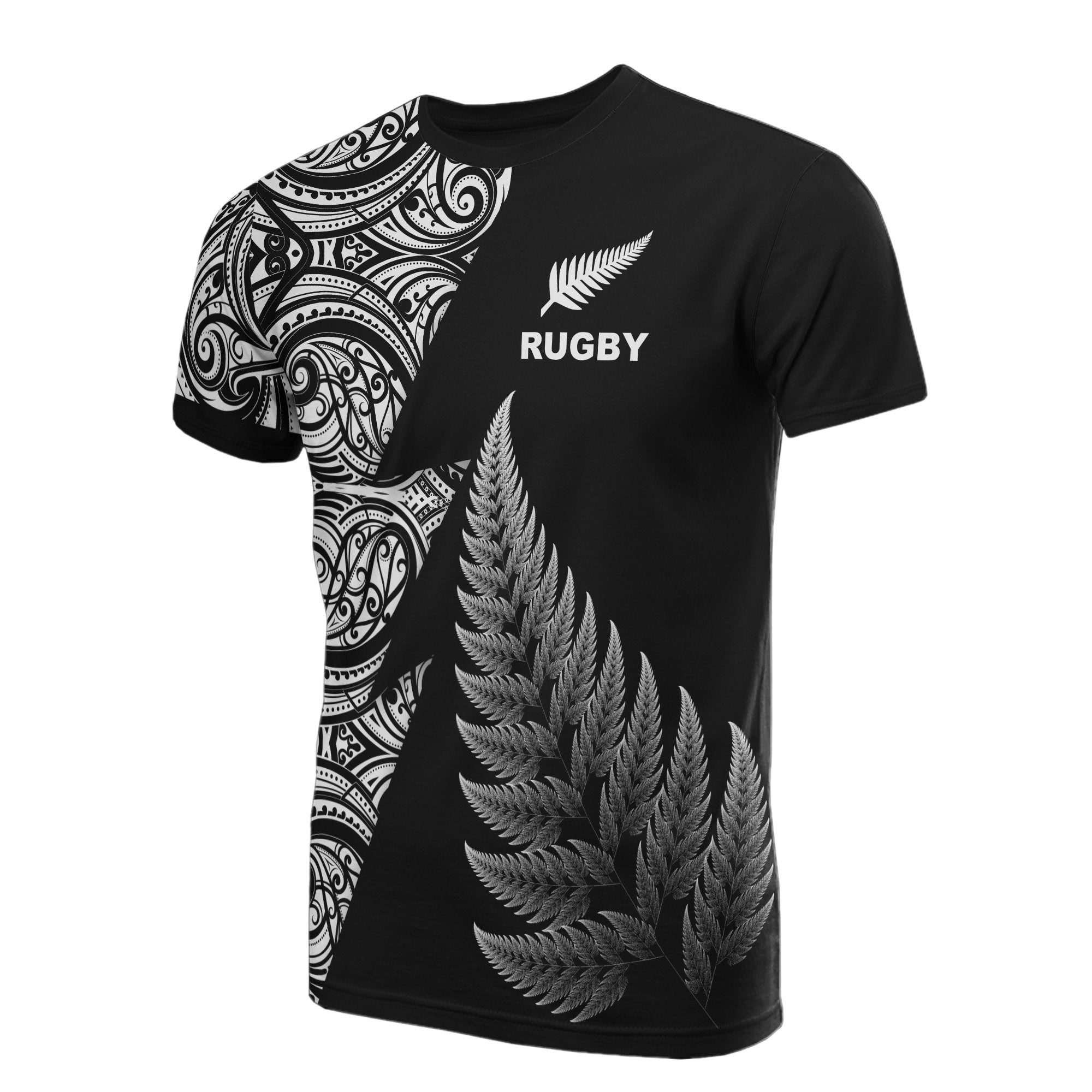 New Zealand Rugby T shirt - Aotearoa Maori Style - Vibe Hoodie Shop