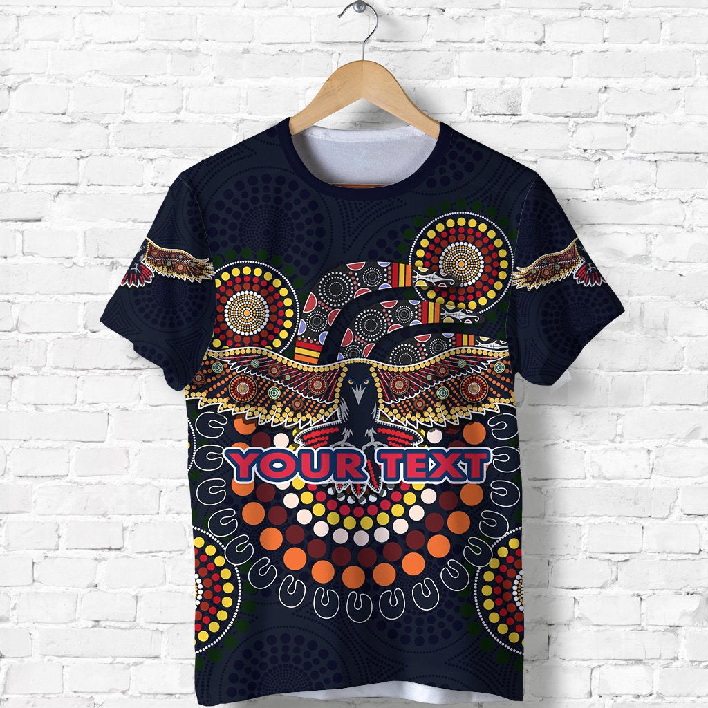 (Custom Personalised) Adelaide T shirt Indigenous Crows - Vibe Hoodie Shop