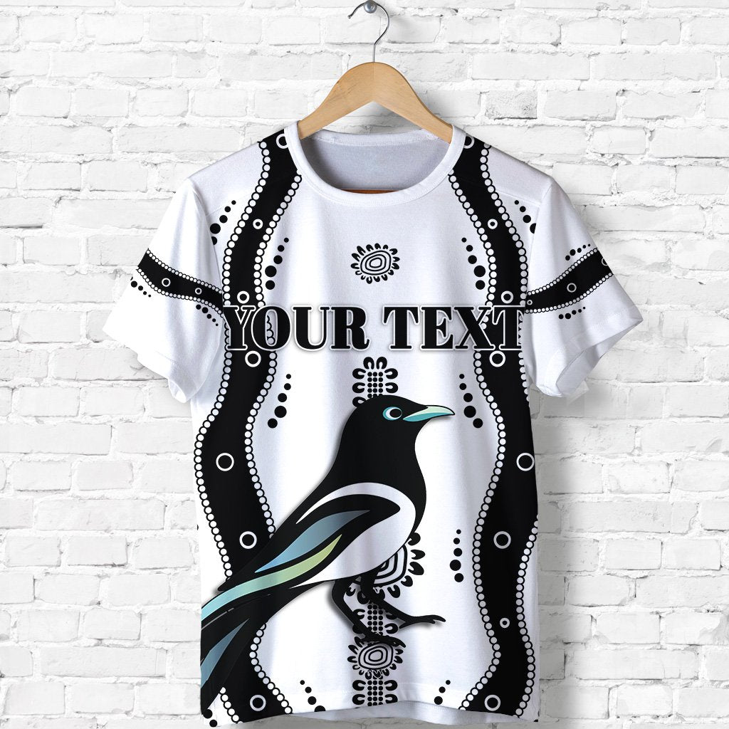 (Custom Personalised) Collingwood T shirt Pies Indigenous - White - Vibe Hoodie Shop