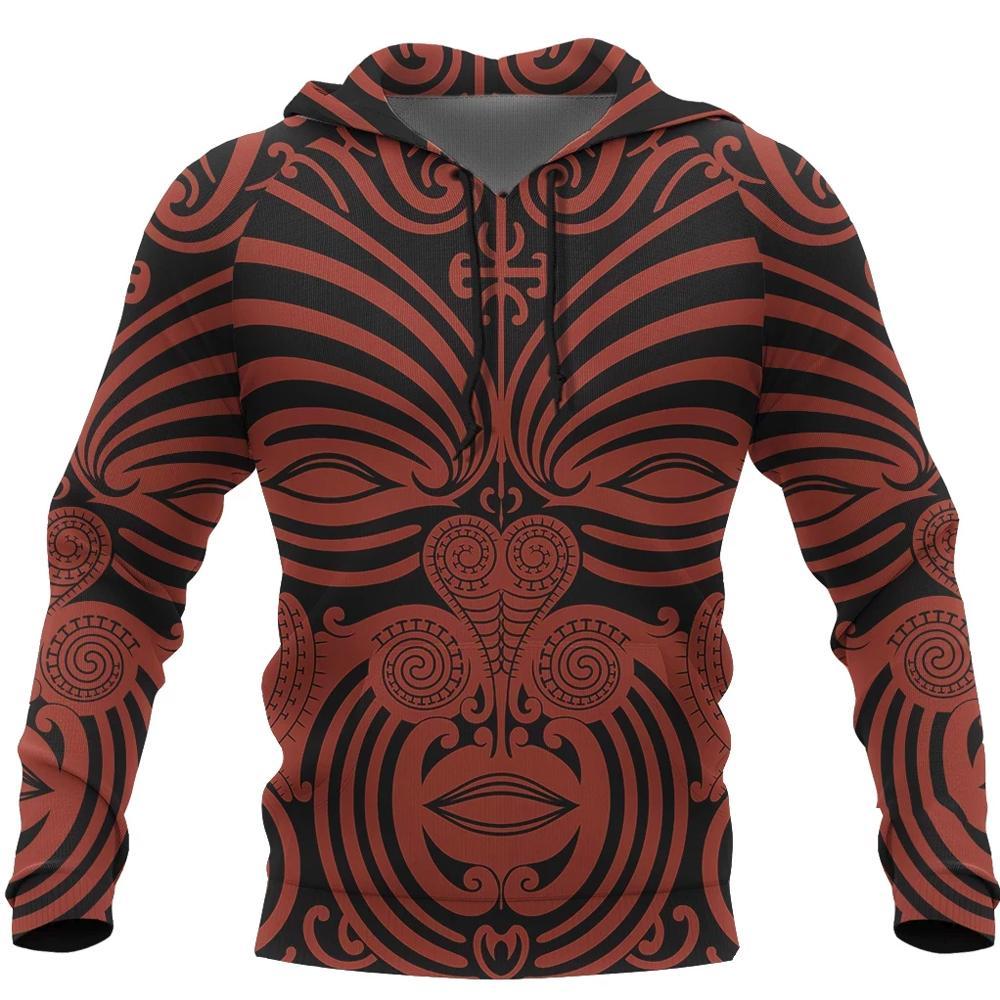 New Zealand Hoodie Moko Maori - Vibe Hoodie Shop