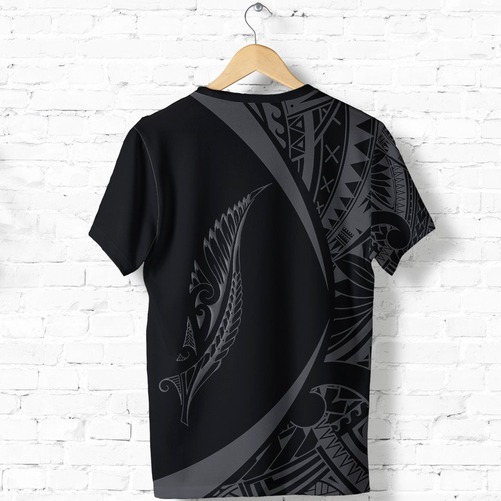 New Zealand Maori Shirt, Silver Fern Tattoo T shirt - Vibe Hoodie Shop