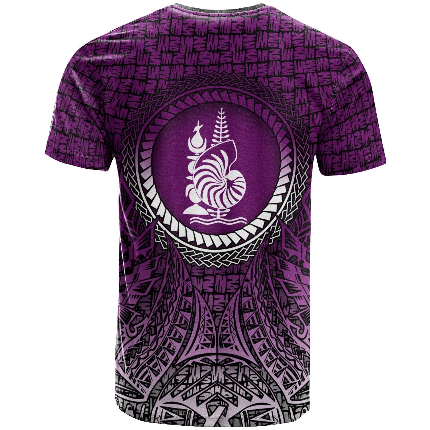 Vibe Hoodie New Caledonia T shirt - Circle Pattern Purple - Vibe Hoodie Shop