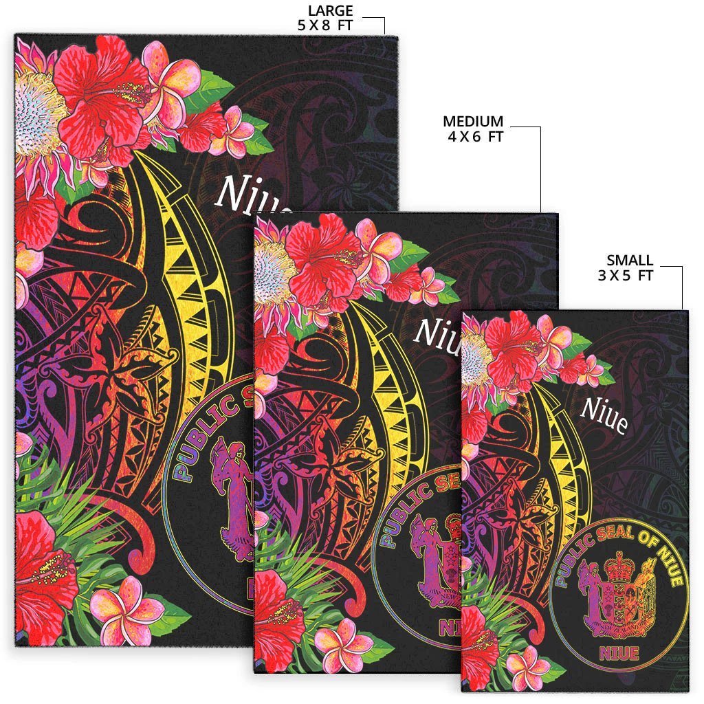 Niue Area Rug - Tropical Hippie Style - Vibe Hoodie Shop