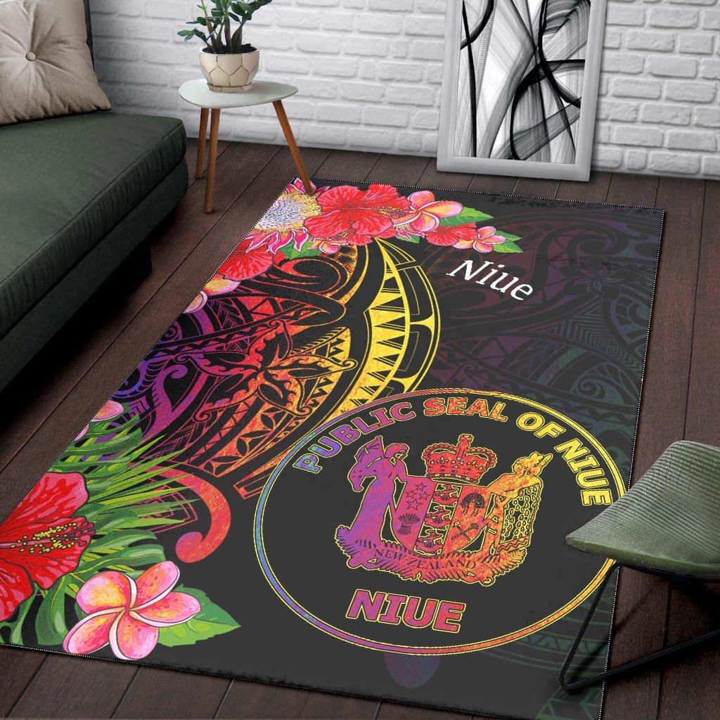 Niue Area Rug - Tropical Hippie Style - Vibe Hoodie Shop