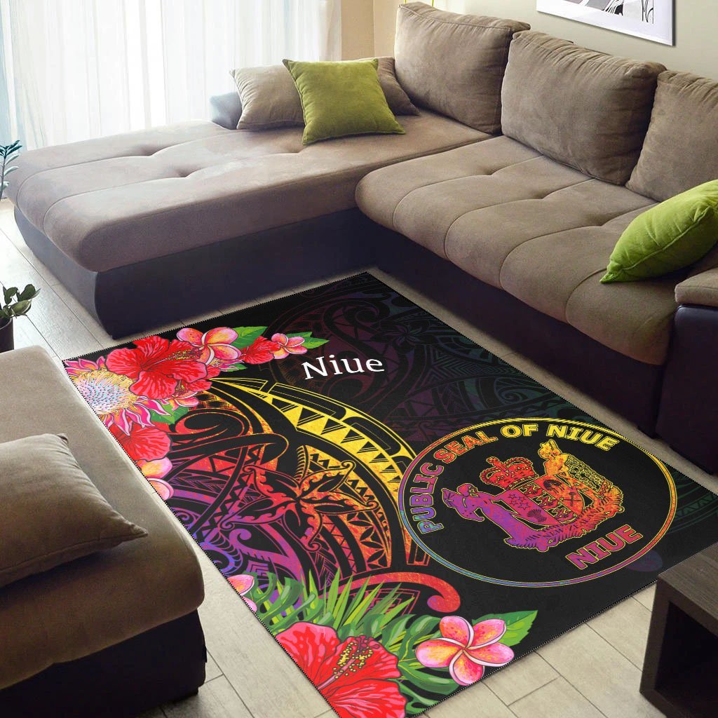 Niue Area Rug - Tropical Hippie Style - Vibe Hoodie Shop