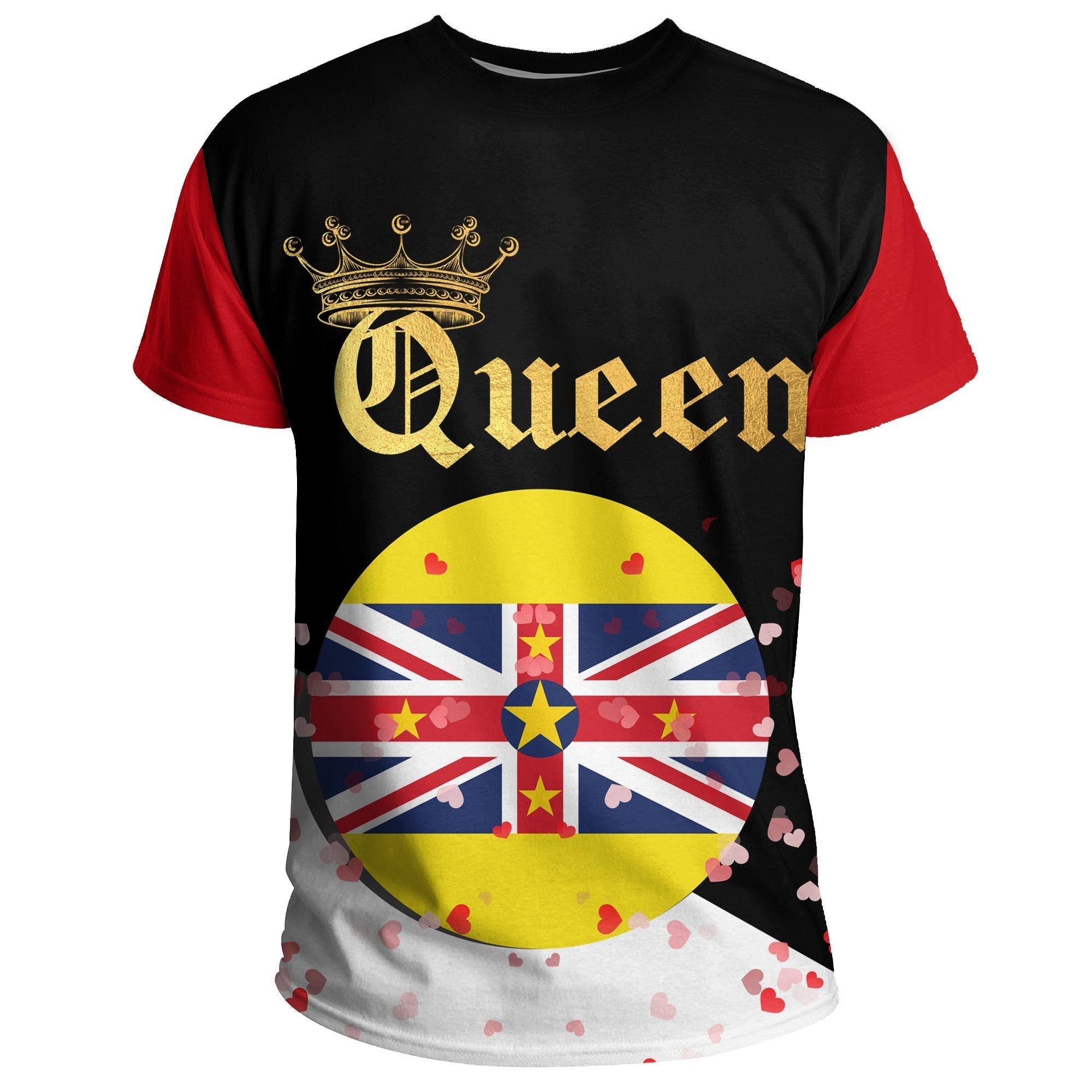 Niue T shirt Queen - Valentine Couple - Vibe Hoodie Shop