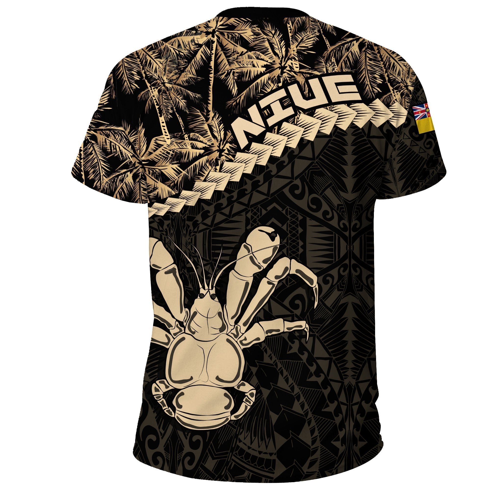 Niue T shirt Golden Coconut - Vibe Hoodie Shop