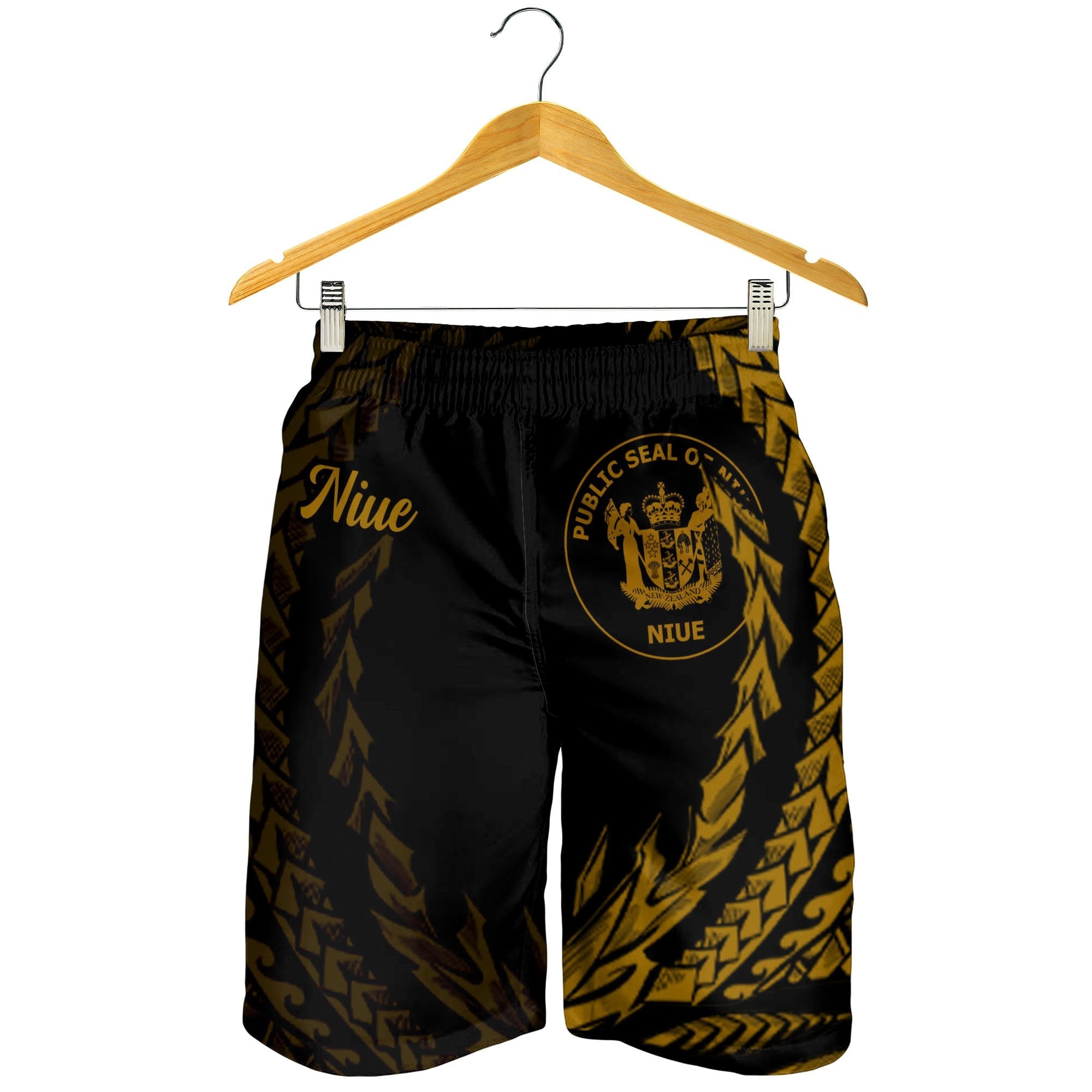 Niue Men's Shorts - Wings Style - Vibe Hoodie Shop