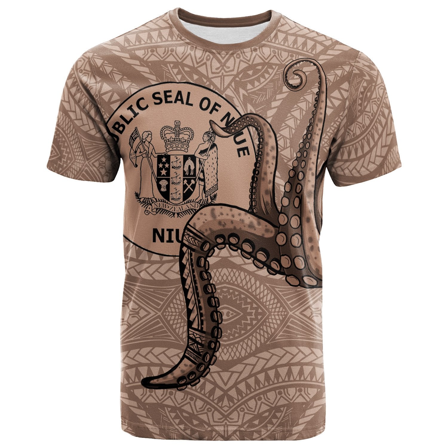 Vibe Hoodie Niue T shirt - Octopus Tentacle - Vibe Hoodie Shop