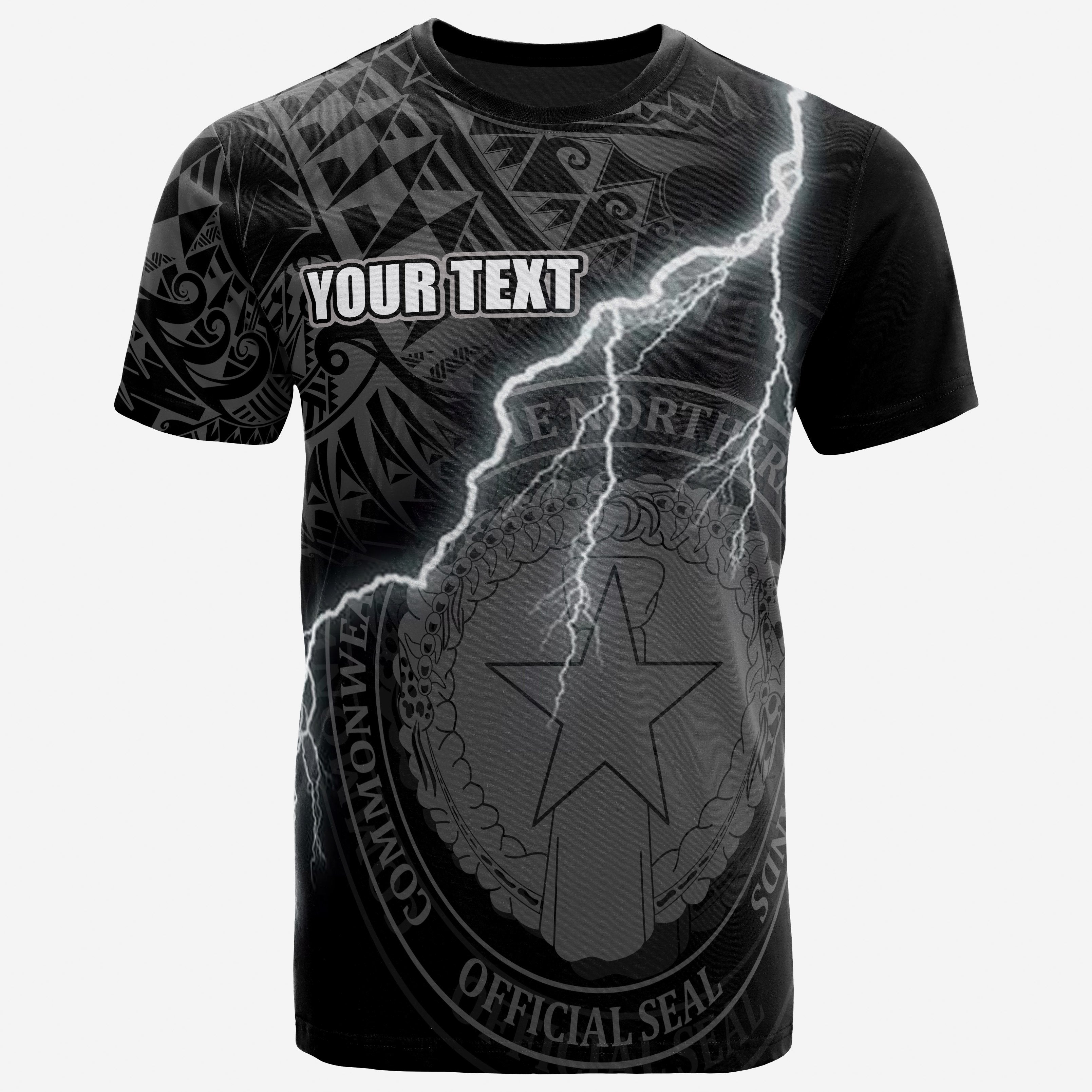 Vibe Hoodie Northern Mariana Islands Custom Personalised T shirt - Northern Mariana Islands Seal Lighting Thunder - Vibe Hoodie Shop