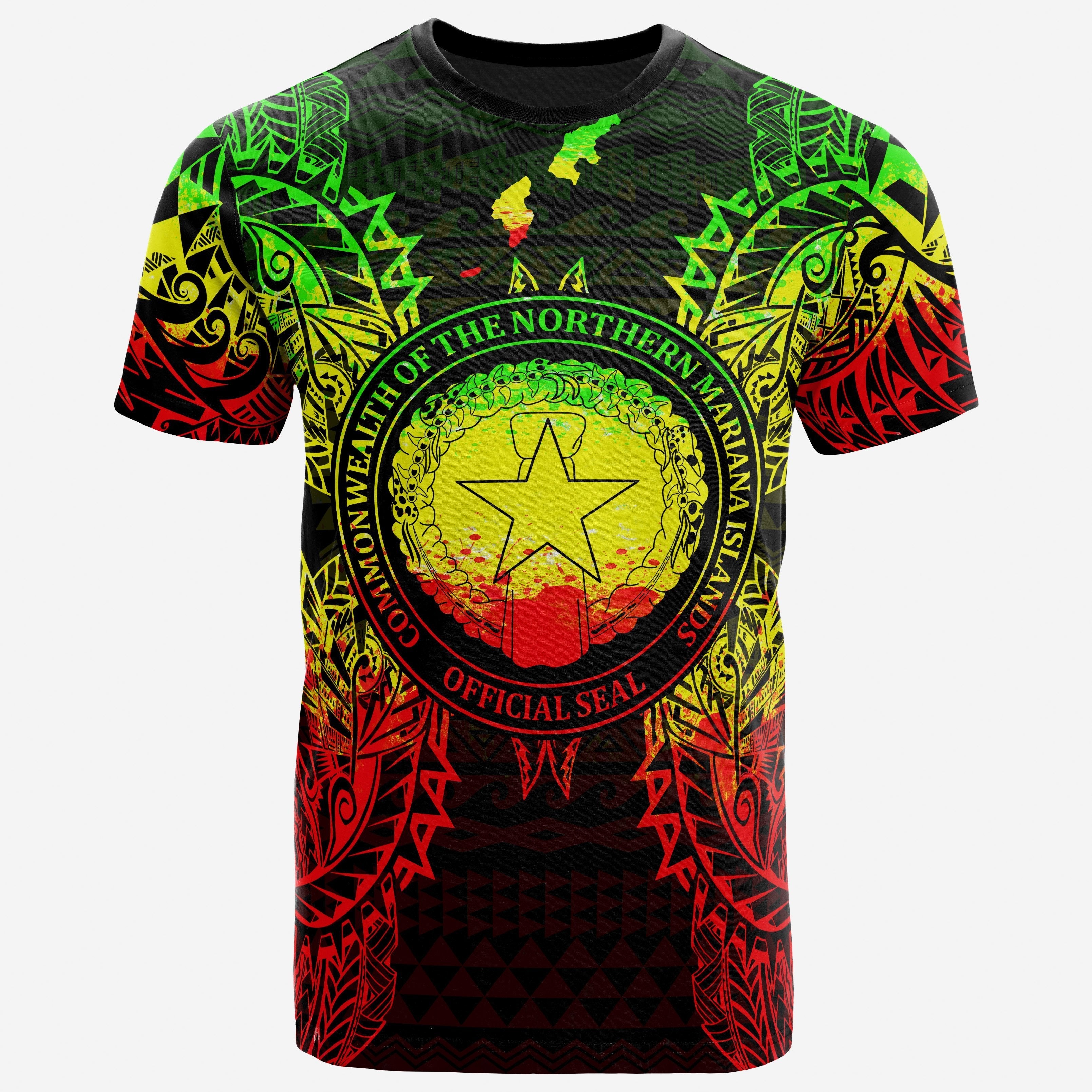 Vibe Hoodie Northern Mariana Islands All T shirt - Northern Mariana Islands Seal Map Polynesian Tattoo Reggae - Vibe Hoodie Shop