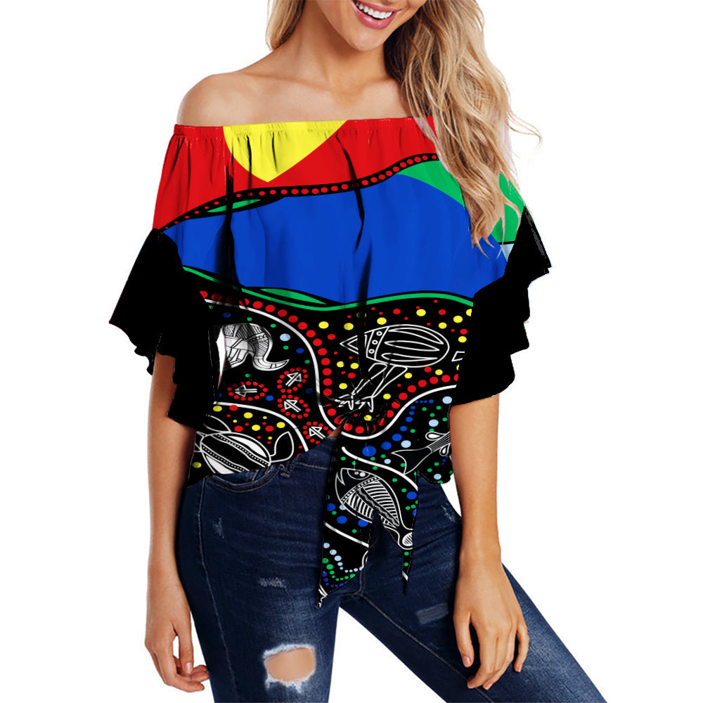 custom-text-and-number-naidoc-week-off-shoulder-wrap-waist-top-national-aborigines-and-torres-strait-islander-animals-aboriginal-art