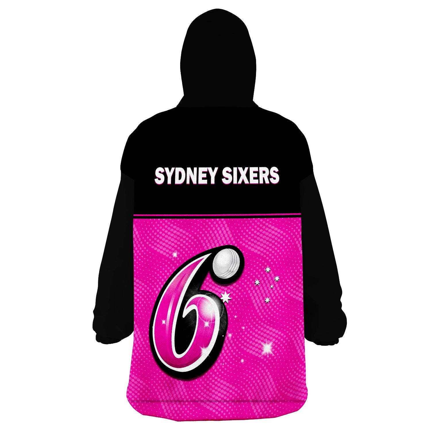 Sydney Sixers Wearable Blanket Hoodie Est 2011 Simple Style - Vibe Hoodie Shop