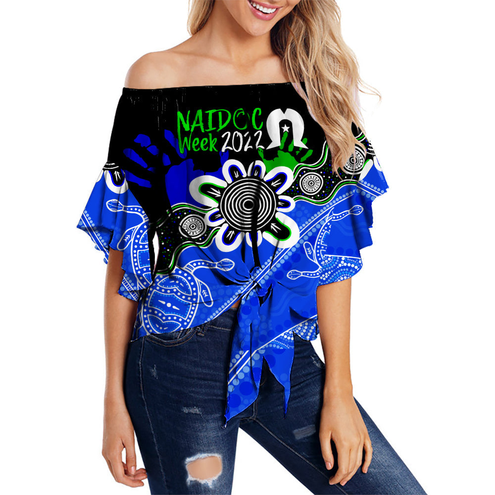 indigenous-torres-straits-naidoc-week-2022-off-shoulder-waist-wrap-top-turtles-style-lt7