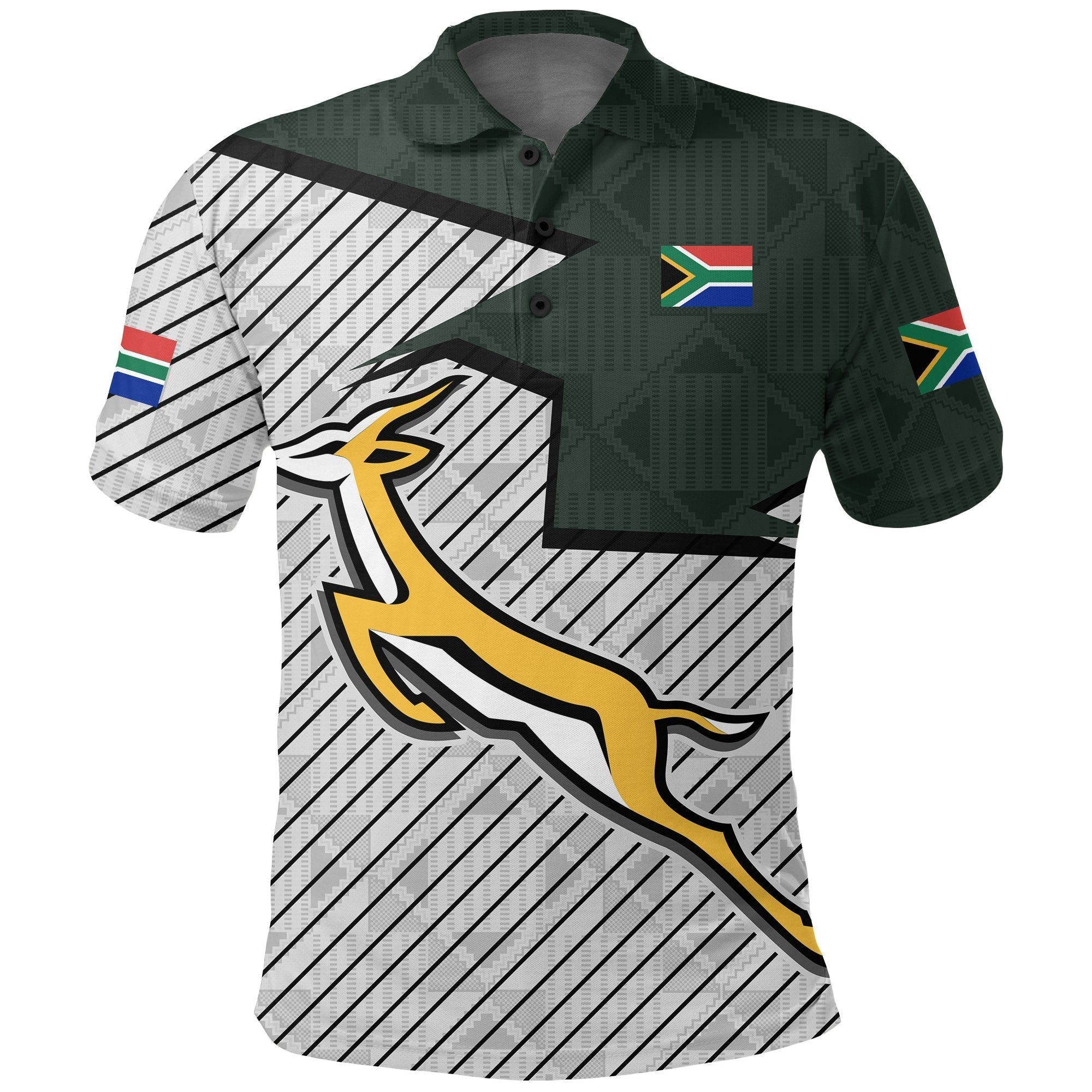 South Africa Springboks Polo Shirt - Vibe Hoodie Shop