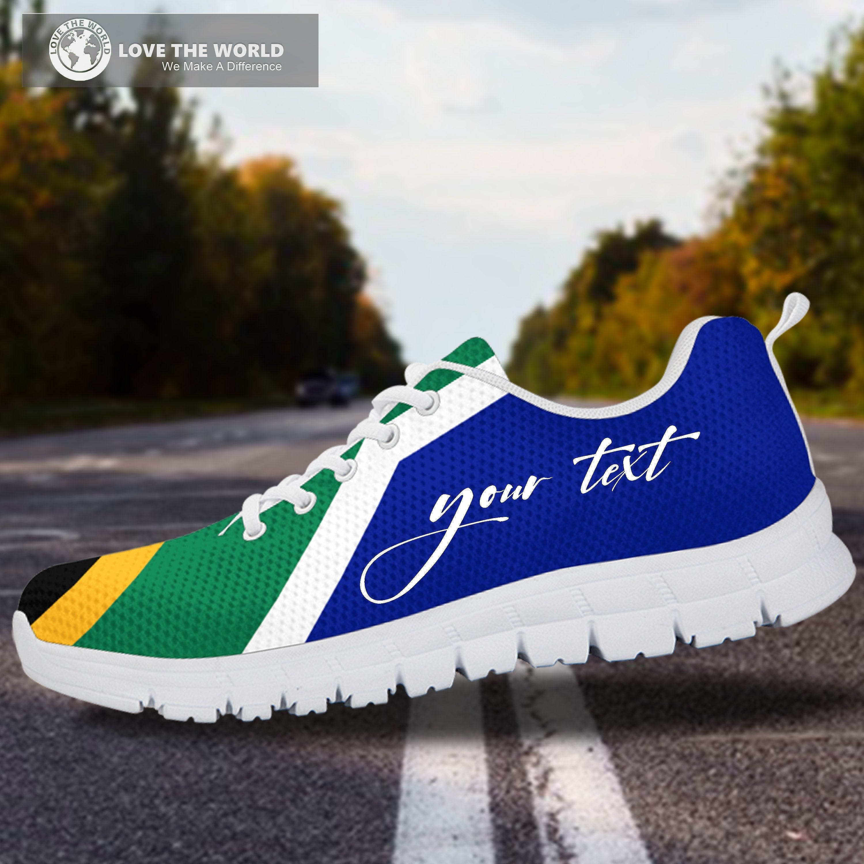 (Custom) South Africa Takkies Flag Springboks Personal Signature - Vibe Hoodie Shop