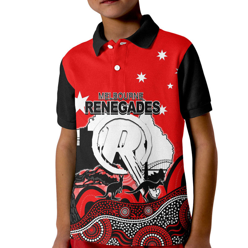 (Custom Personalised And Number) Happy Australia Day- Melbourne Renegades  Polo Shirt - Vibe Hoodie Shop