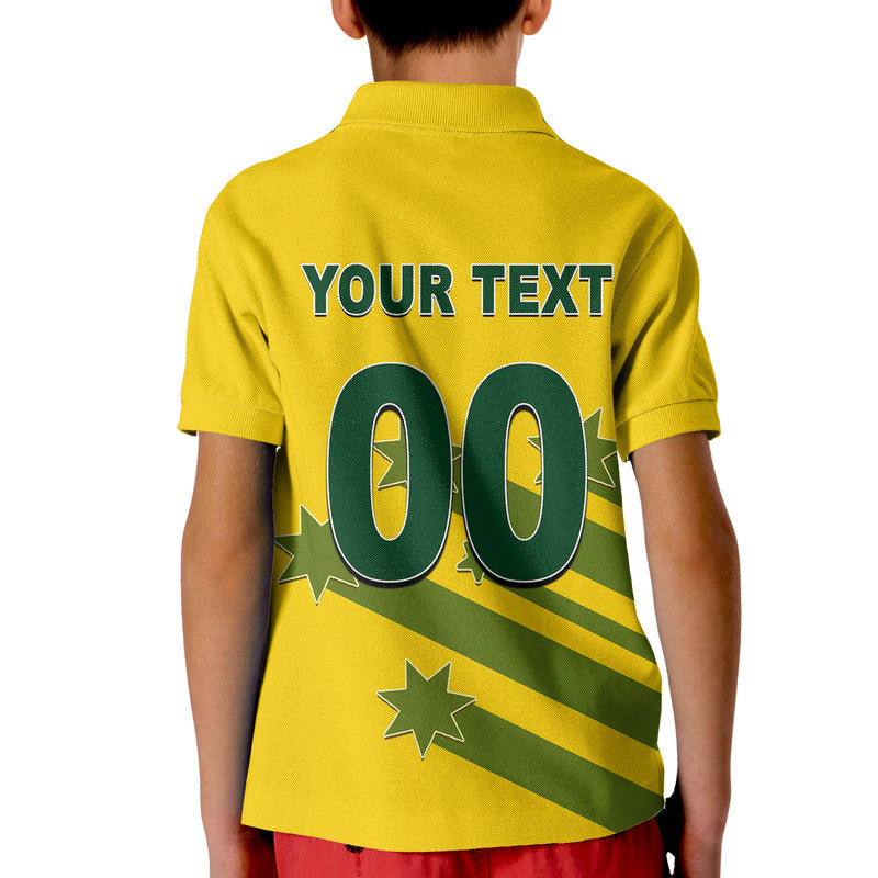 (Custom Personalised And Number) Australia Cricket Polo Shirt Style 1999 No.1 - Vibe Hoodie Shop