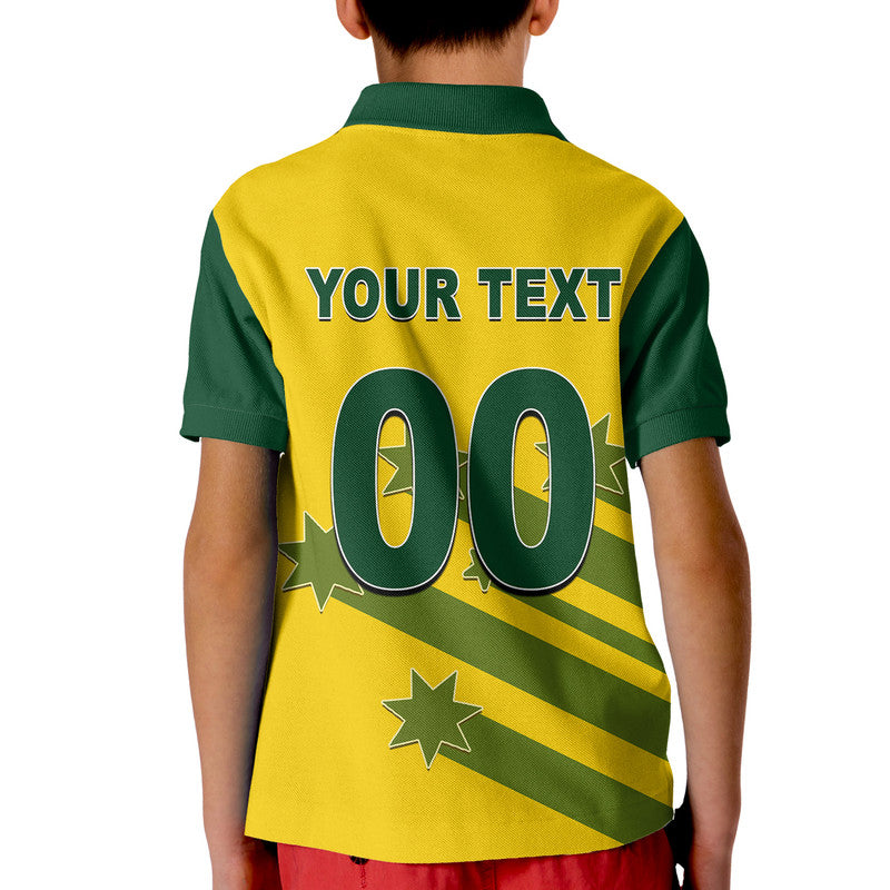 (Custom Personalised And Number) Australia Cricket Polo Shirt Style 1999 No.2 - Vibe Hoodie Shop