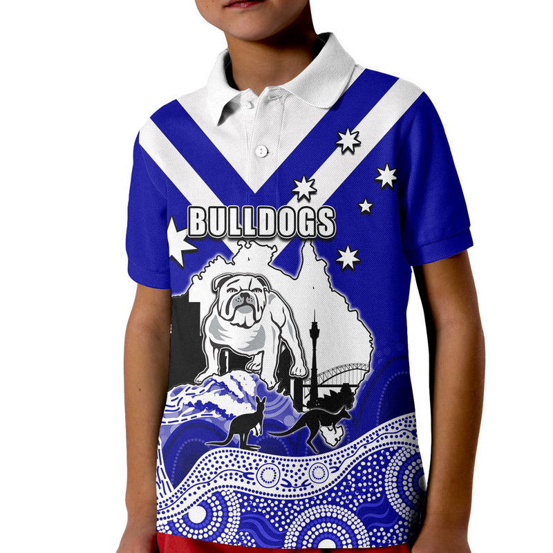 (Custom Personalised) Bulldogs Rugby Polo Shirt Australia Day Style - Vibe Hoodie Shop