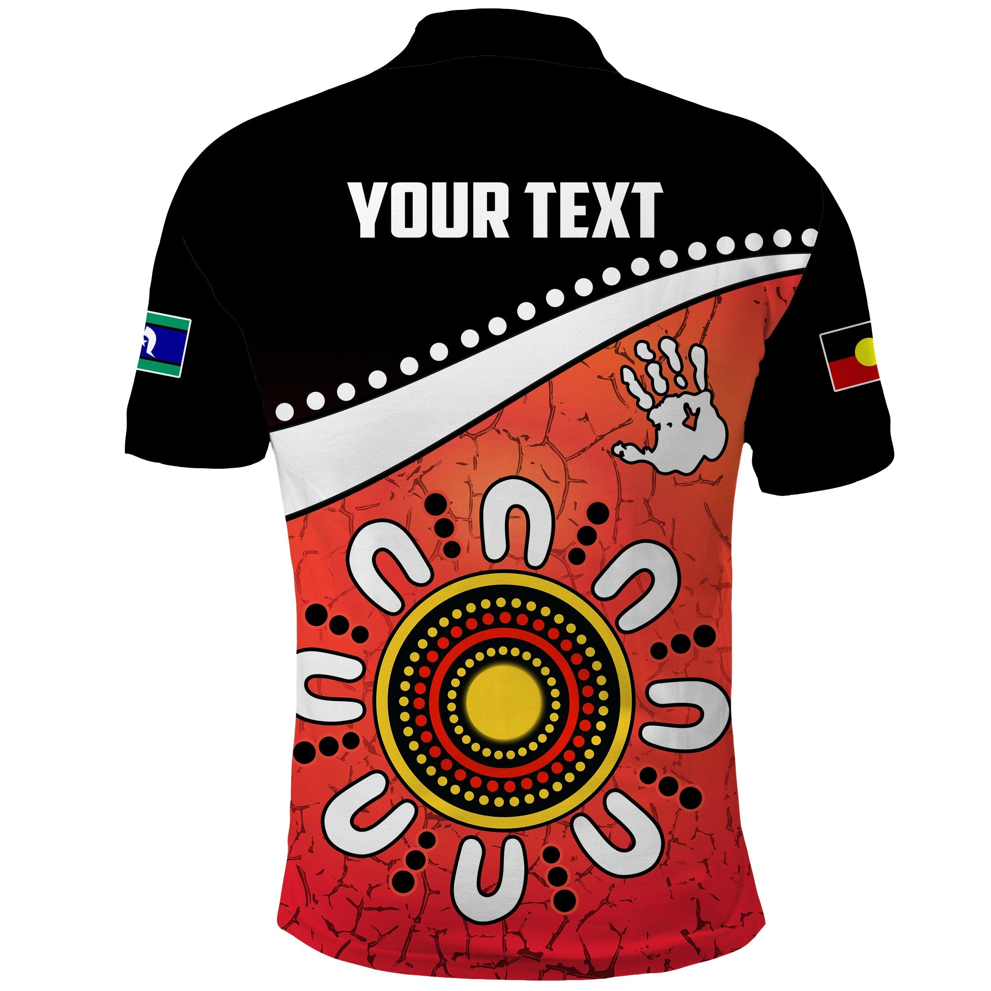 (Custom Personalised) NAIDOC Week 2022 Polo Shirt Torres Strait Islanders Version Red Aboriginal The Dhari - Vibe Hoodie Shop