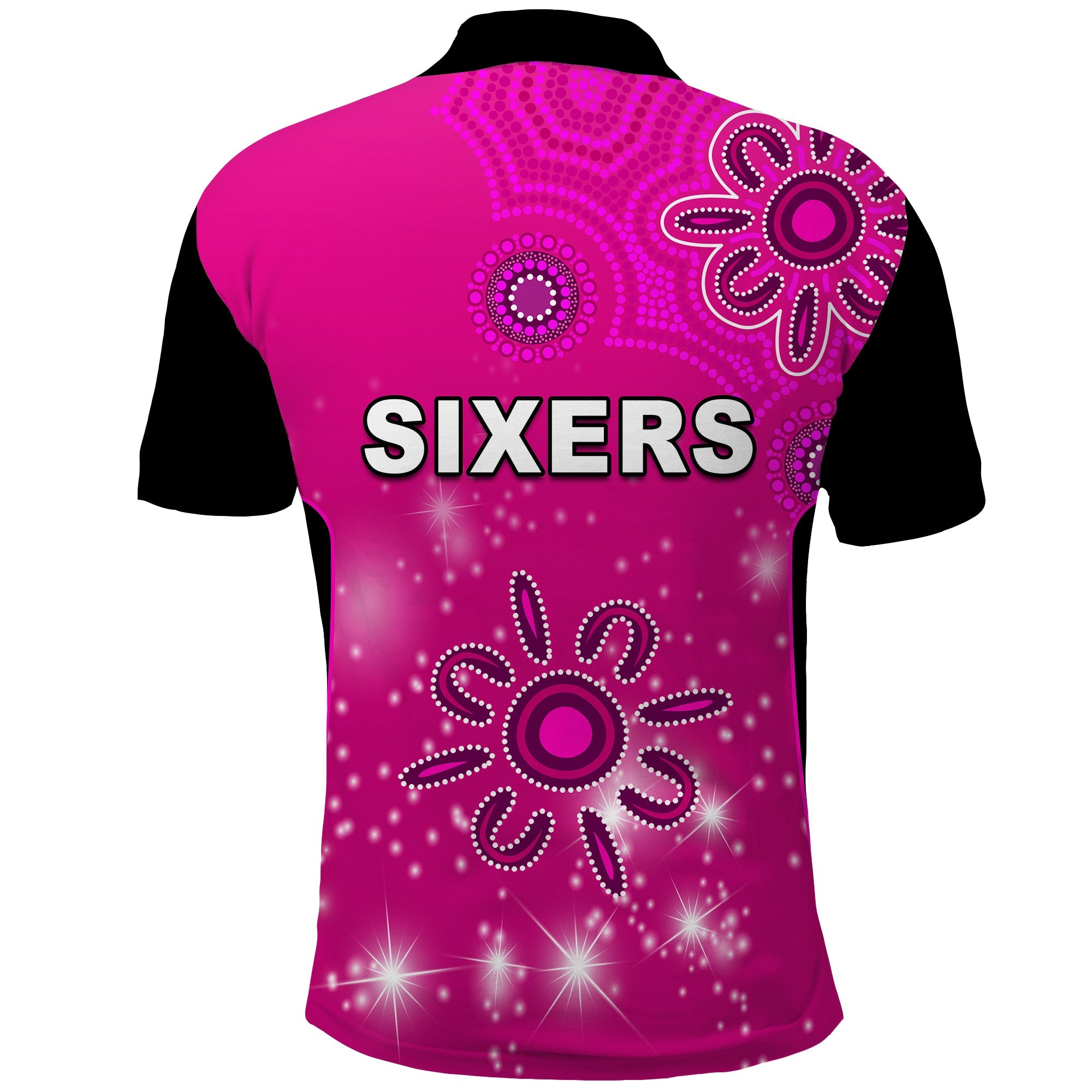 Sydney Sixers Polo Shirt Cricket Australia Aboriginal - Vibe Hoodie Shop