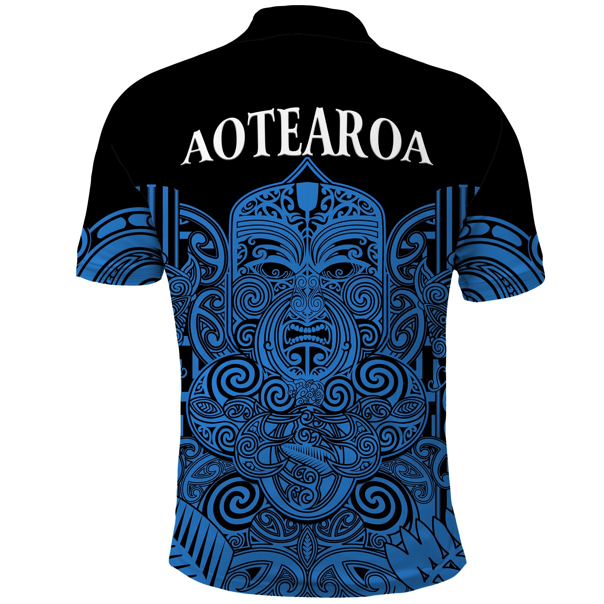 New Zealand Tiki Rugby Polo Shirt NZ Maori Koru Pattern Ver.05 - Vibe Hoodie Shop