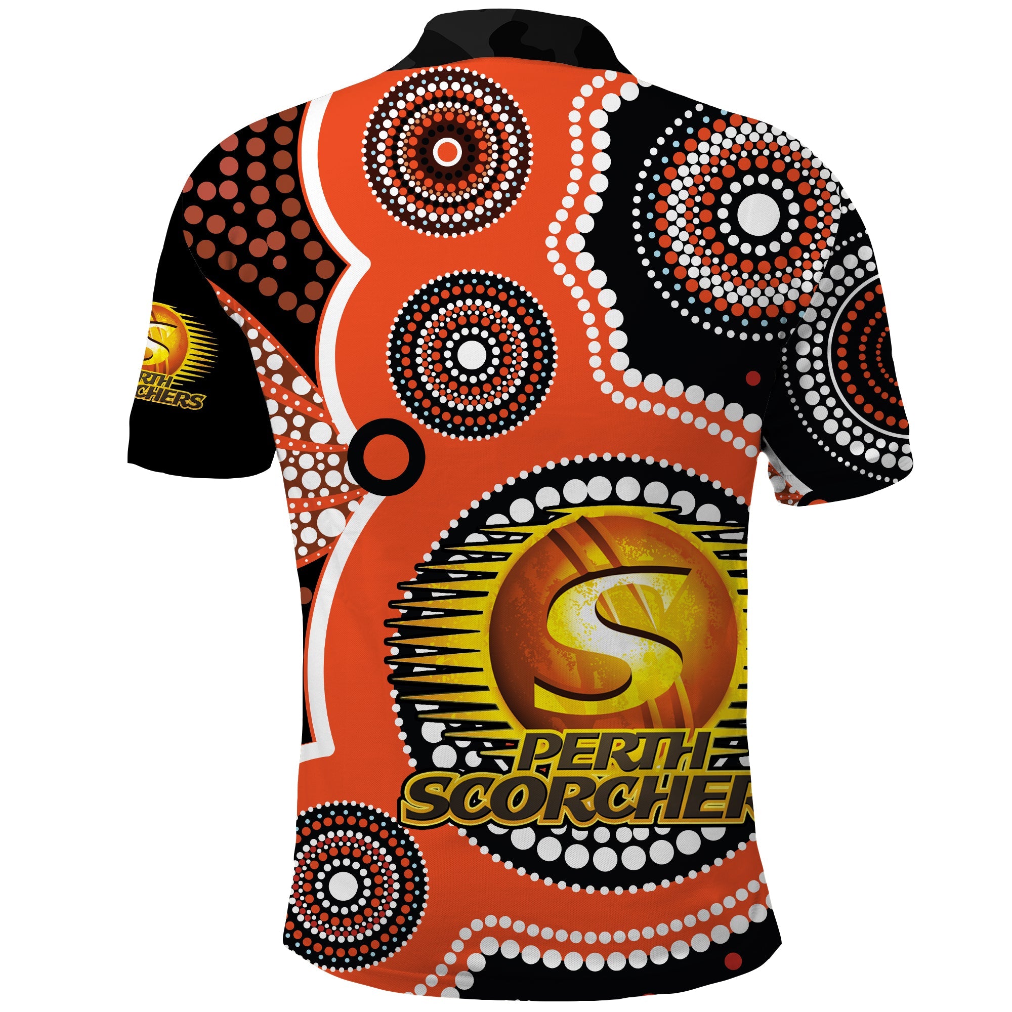 Perth Scorchers Polo Shirt Australia Cricket BBL Aboriginal - Vibe Hoodie Shop