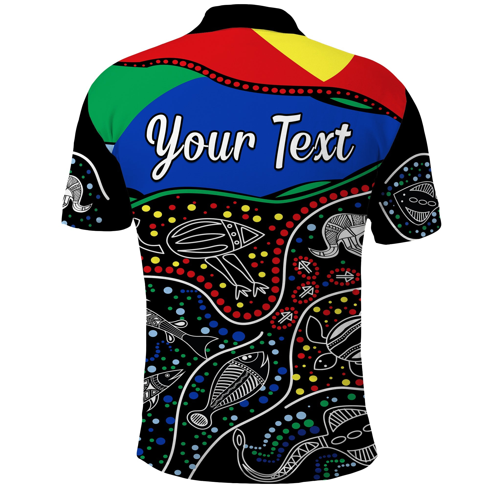 (Custom Personalised) NAIDOC Week 2022 Polo Shirt National Aborigines And Torres Strait Islander Animals Aboriginal - Vibe Hoodie Shop