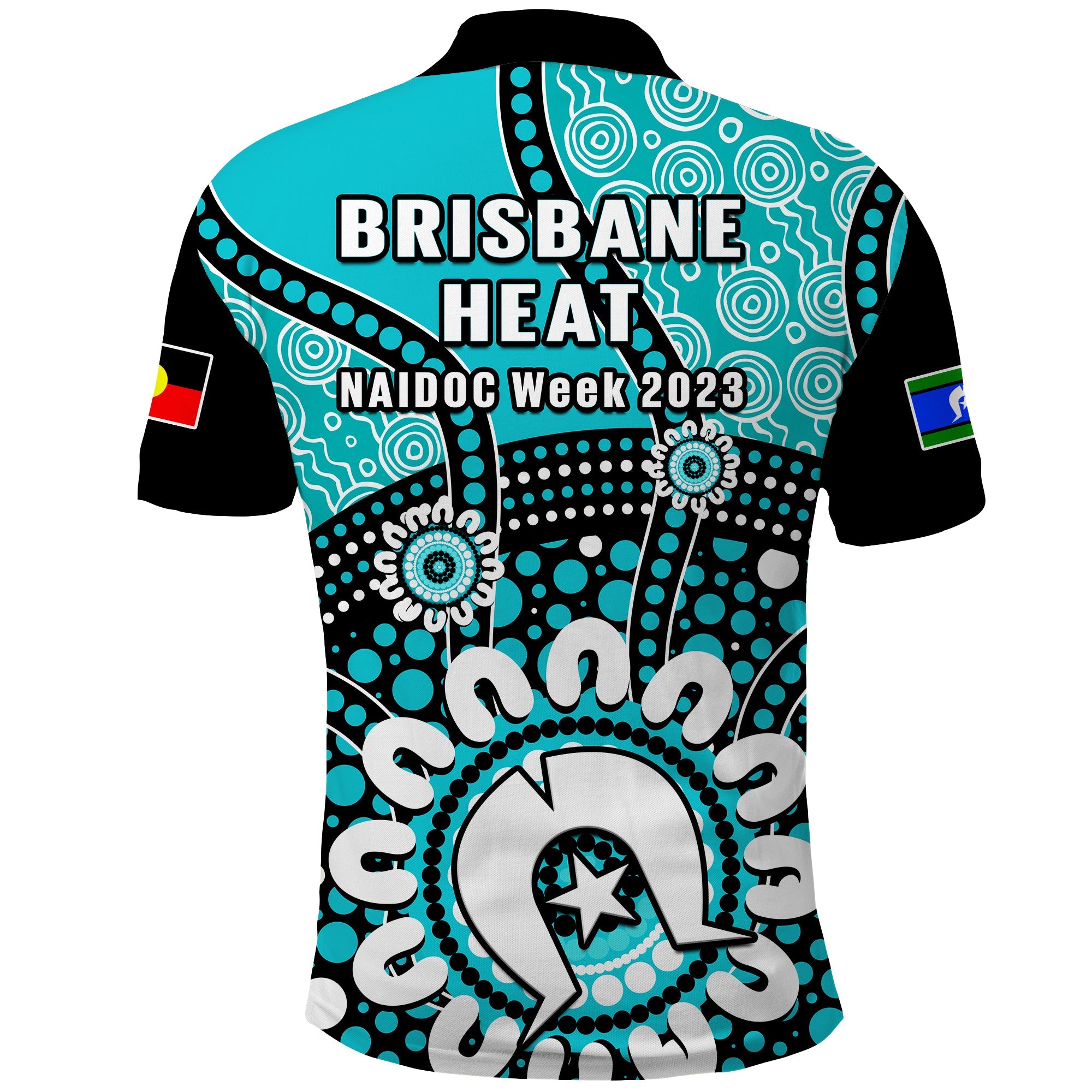 Brisbane Heat NAIDOC 2023 Polo Shirt Indigenous For Our Elders - Vibe Hoodie Shop