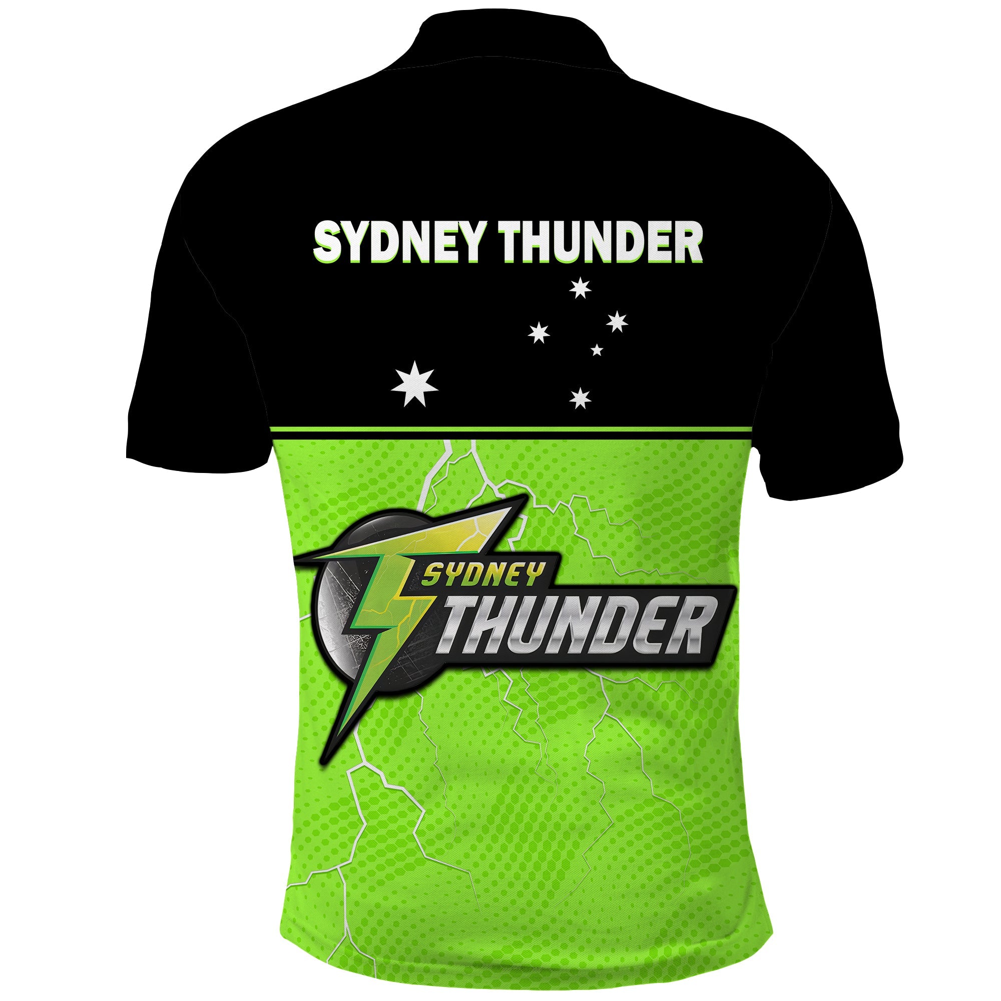 Sydney Thunder Cricket Polo Shirt Est 2011 Sporty - Vibe Hoodie Shop