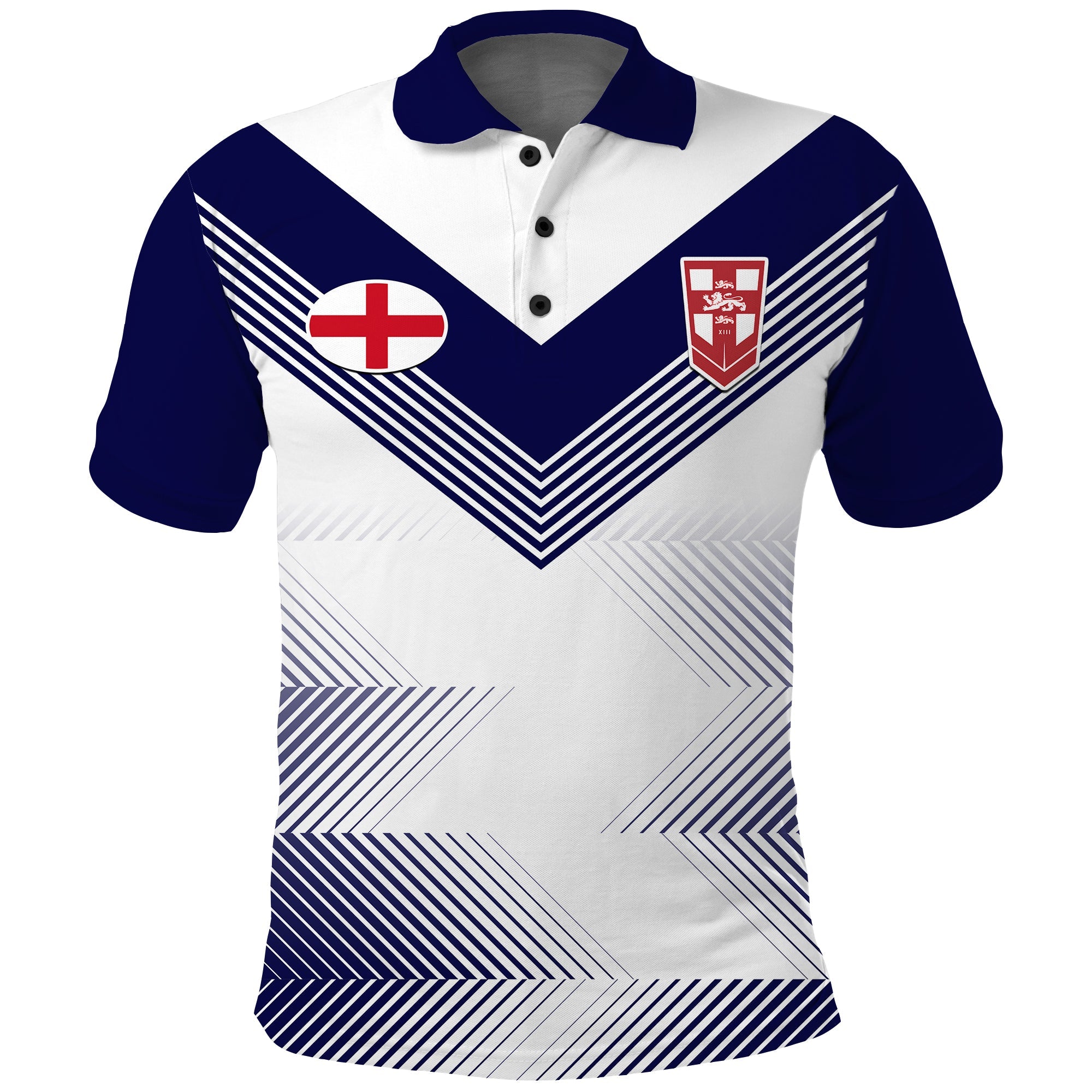 England Rugby Polo Shirt National Team Sporty Style - Vibe Hoodie Shop