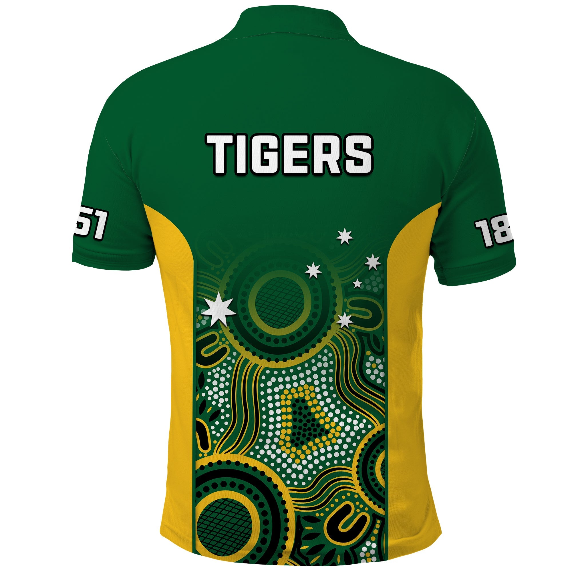 Tasmania Cricket 2023 Polo Shirt Tigers Sheffield Shield Indigenous - Vibe Hoodie Shop