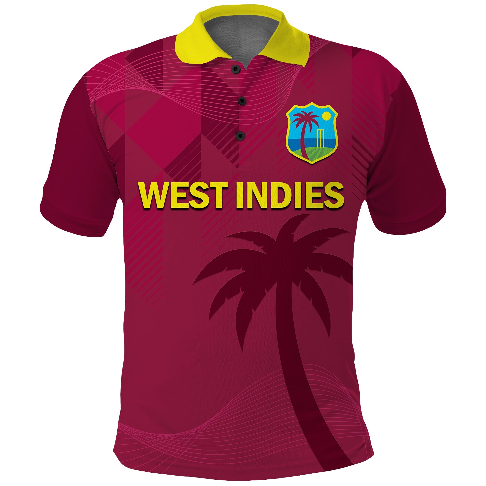 (Custom Text And Number) West Indies Cricket Polo Shirt Windies ODI Style - Vibe Hoodie Shop