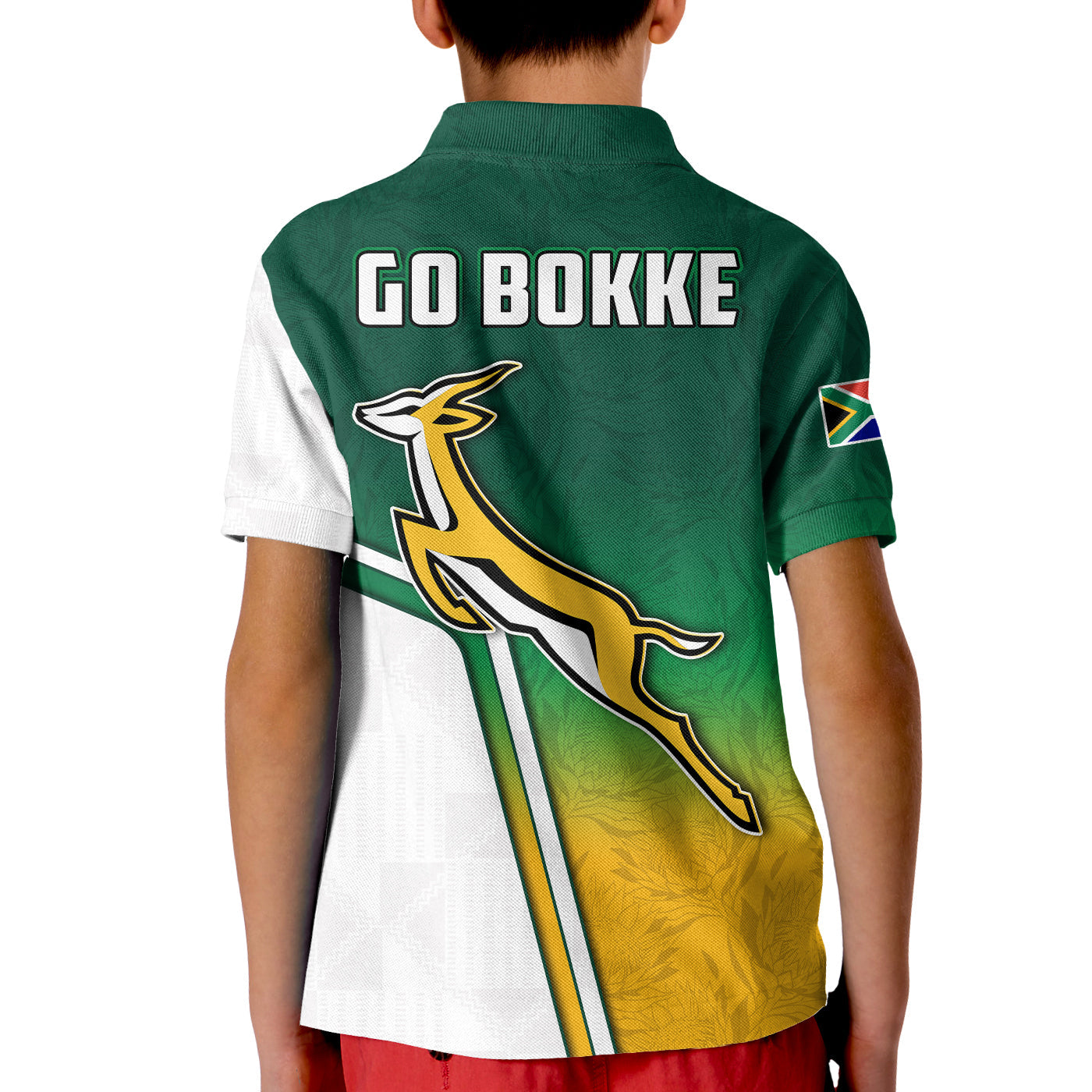 South Africa Rugby Polo Shirt Protea Flower Springboks Go Bokke - Vibe Hoodie Shop