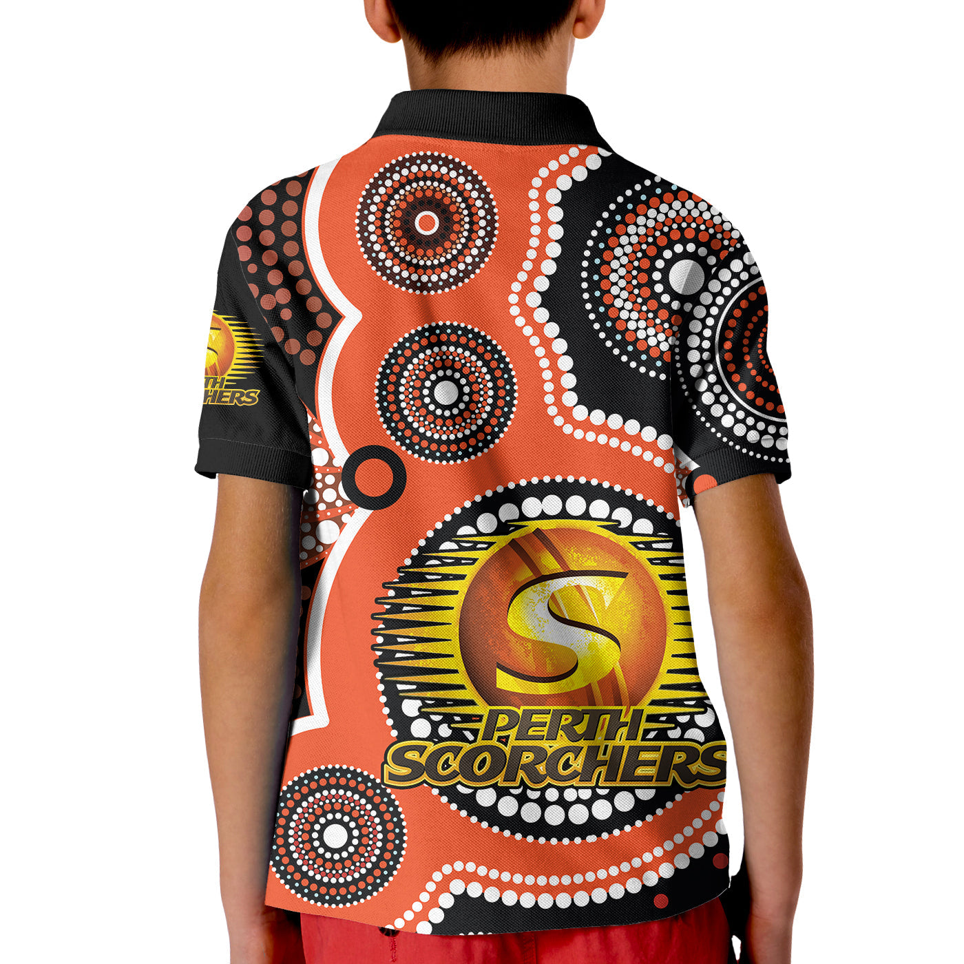 Perth Scorchers Polo Shirt Australia Cricket BBL Aboriginal - Vibe Hoodie Shop