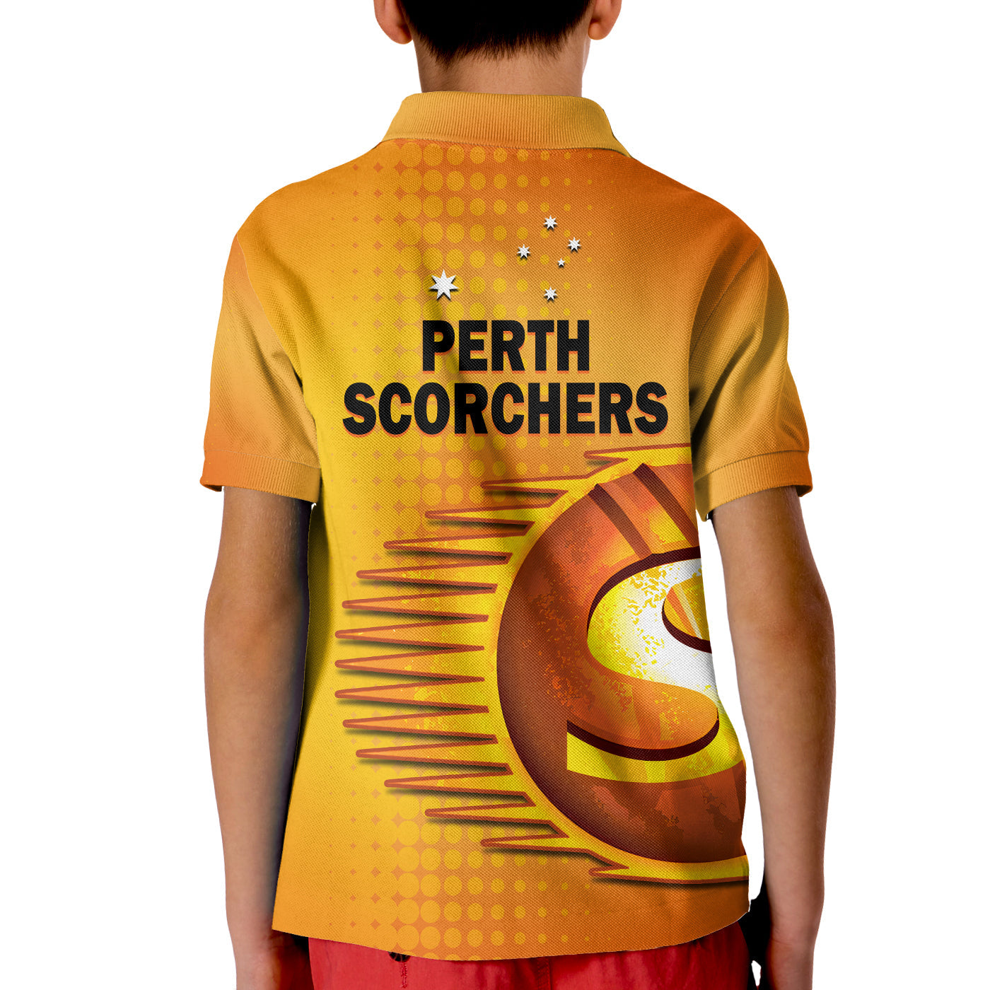 Perth Scorchers Cricket 2023 Polo Shirt KID Simple Style - Vibe Hoodie Shop