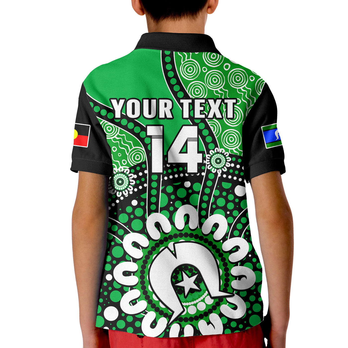 (Custom Text And Number) Melbourne Stars NAIDOC 2023 Polo Shirt KID Indigenous For Our Elders - Vibe Hoodie Shop