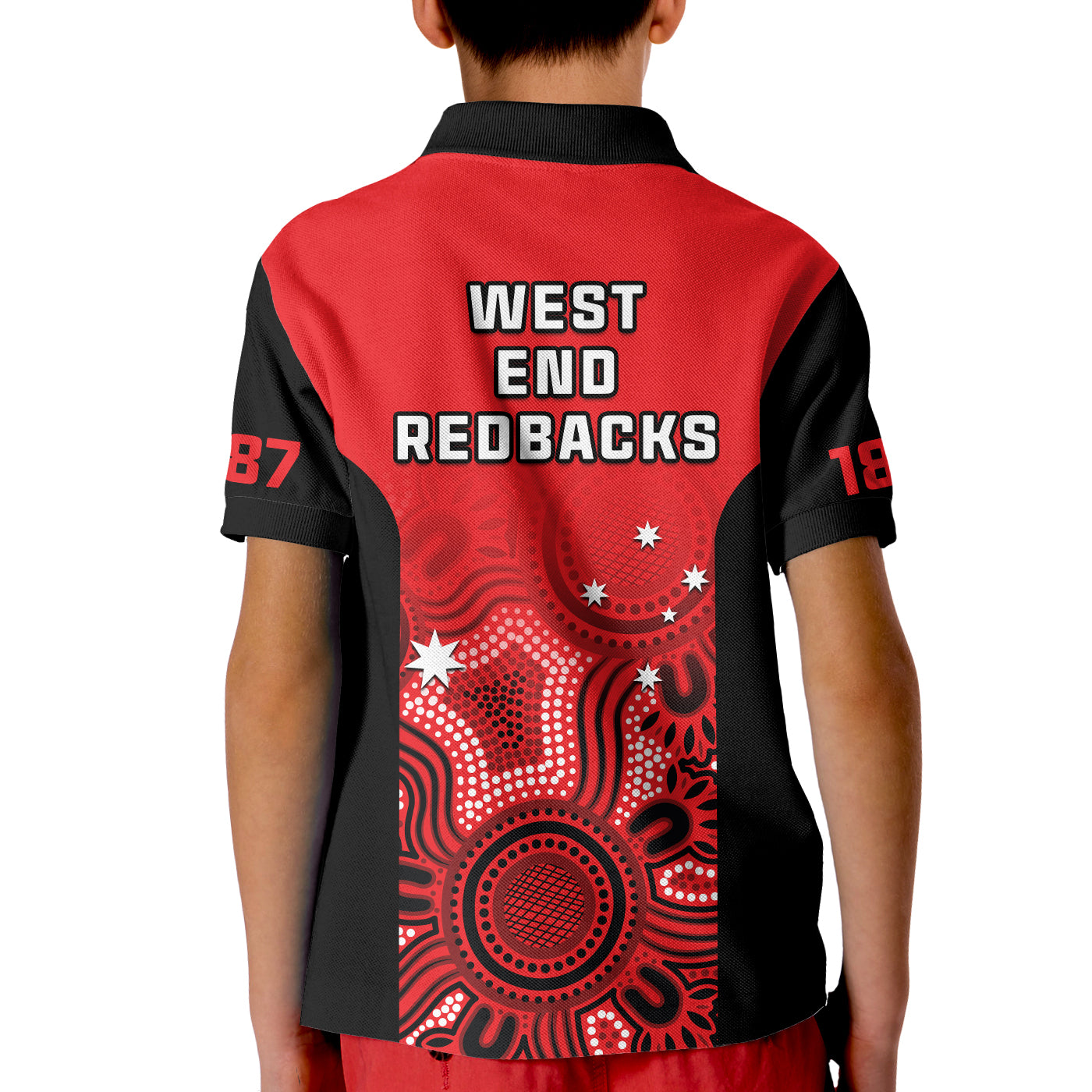 South Australia Cricket 2023 Polo Shirt West End Redbacks Sheffield Shield Indigenous - Vibe Hoodie Shop