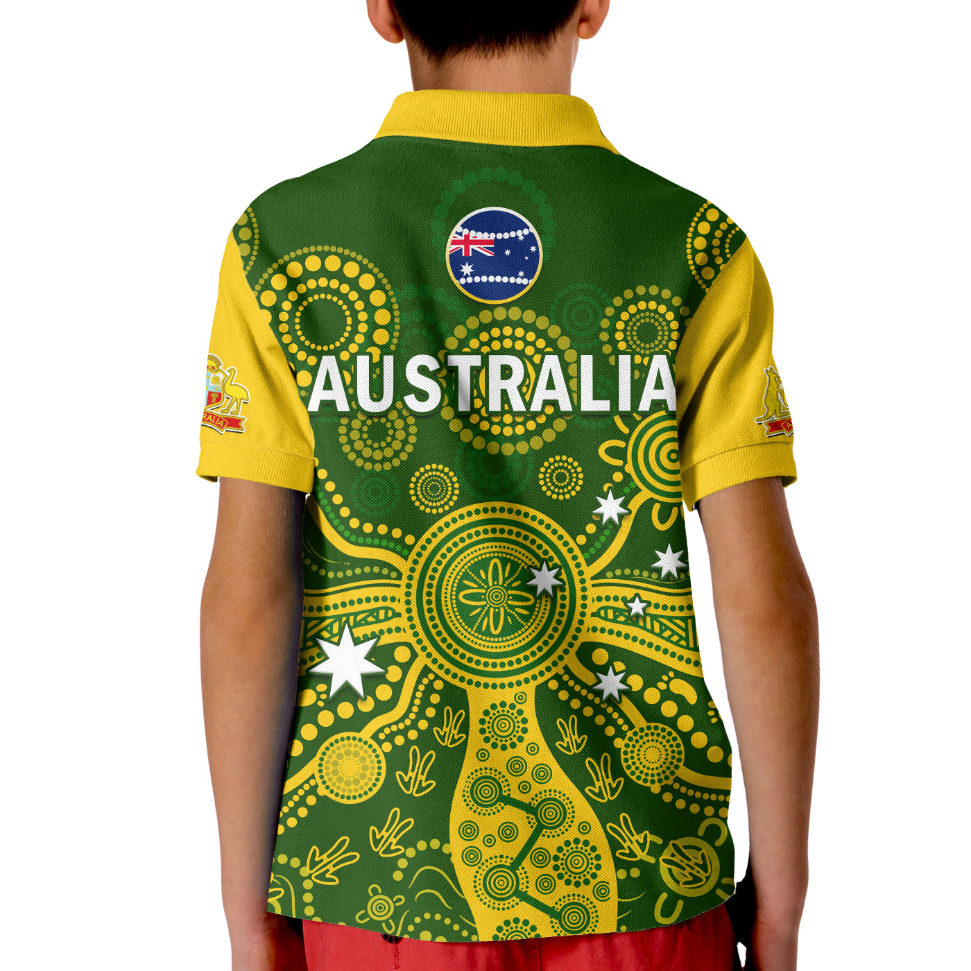 Australia Cricket Polo Shirt Aussie 2022 Mens T20 World Cup Ver.02 - Vibe Hoodie Shop